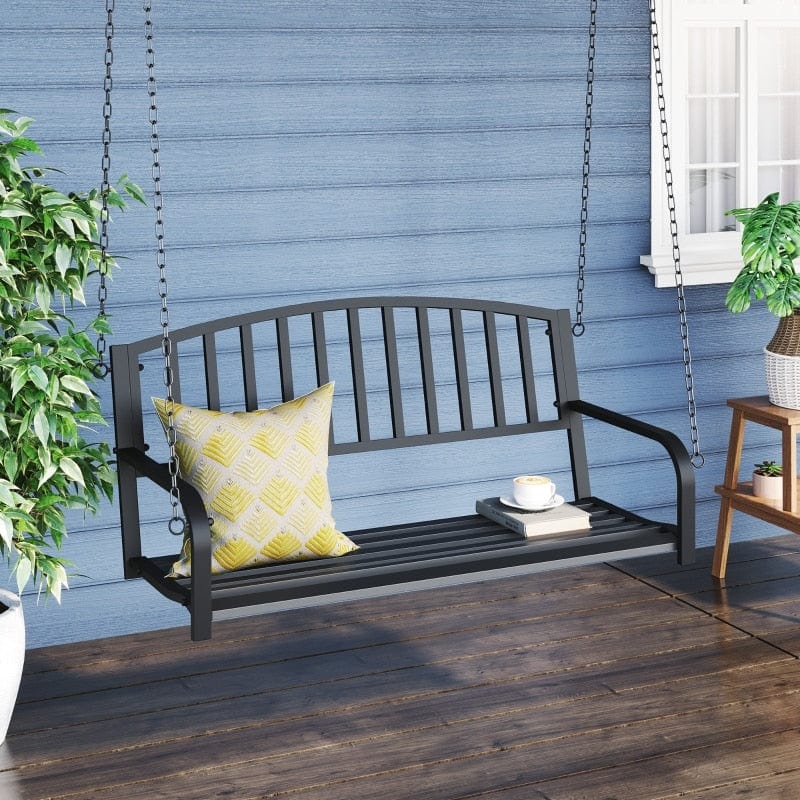 ShopGrowSpaces, 2 Person Front Porch Swing Patio Swing Bench