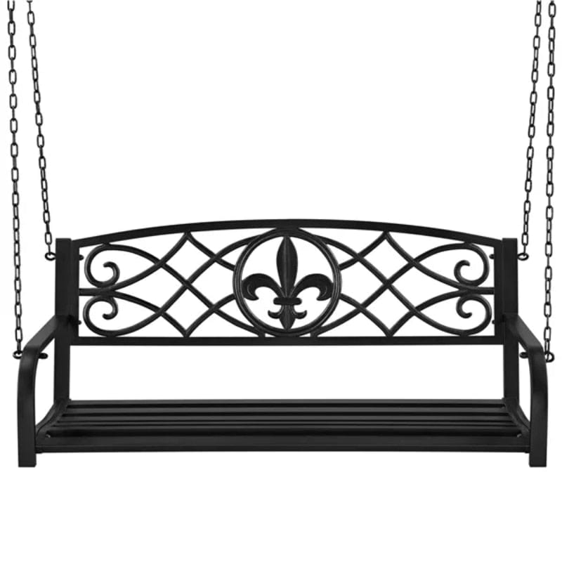 ShopGrowSpaces, 2 Person Hanging Iron Porch Swing