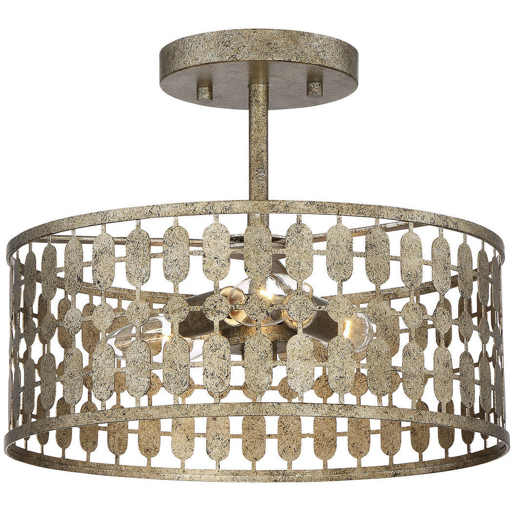 Savoy House, 3-Light Ceiling Light in Antique Gold