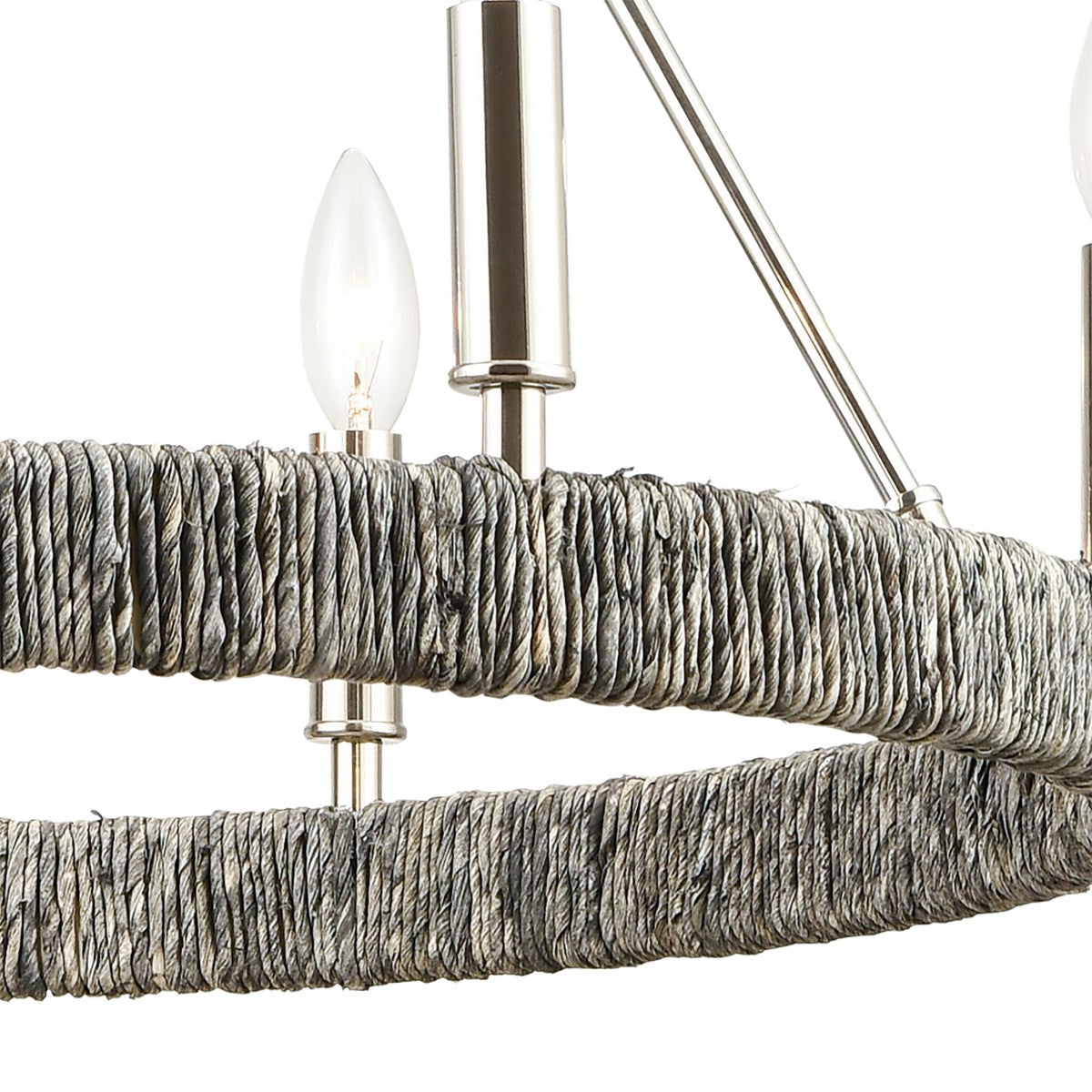 Elk Home, Abaca Single Tier Chandelier