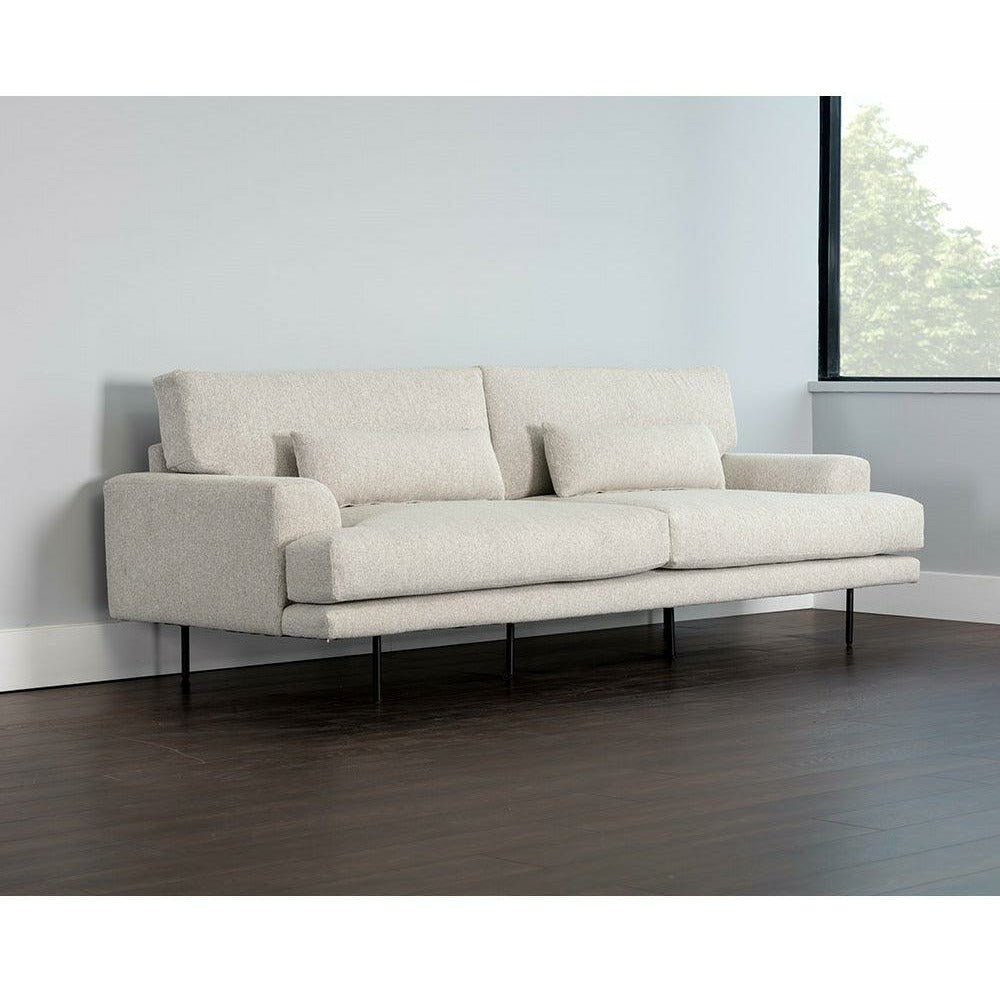 Sunpan, Abigail Sofa - Dove Cream