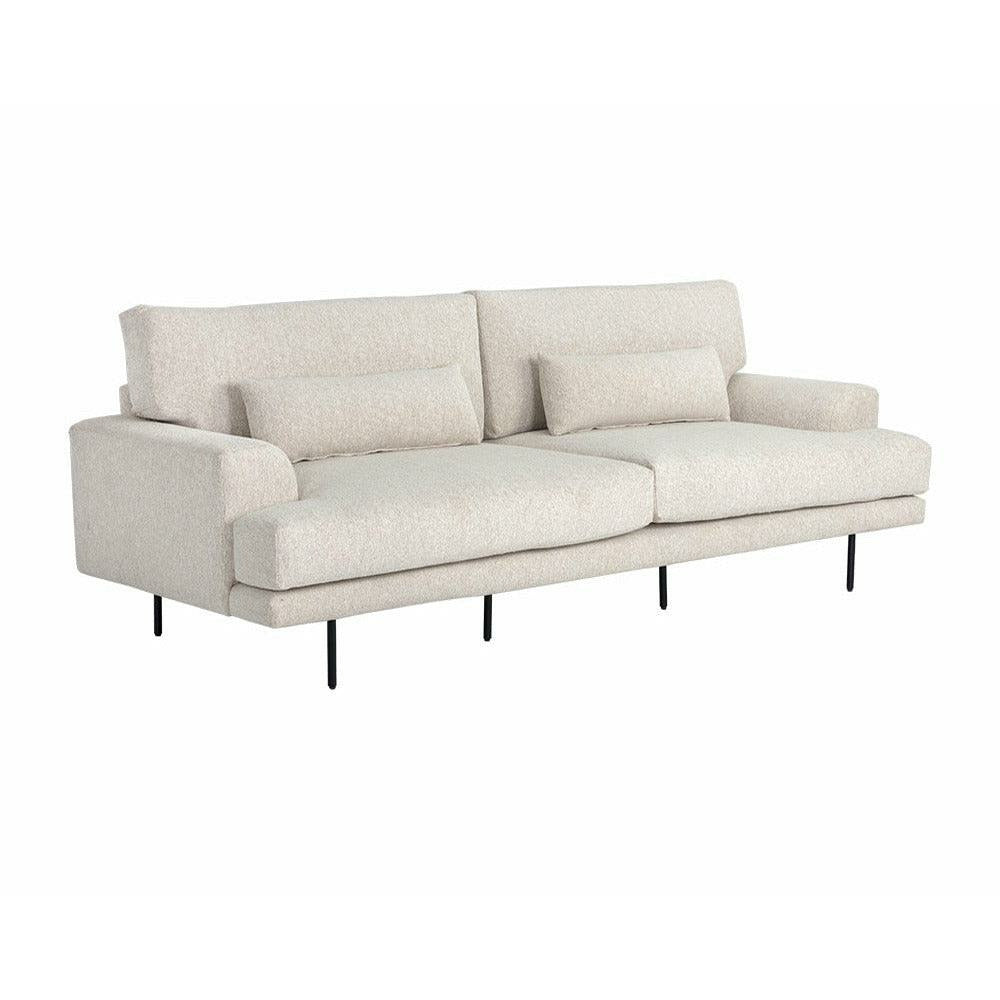 Sunpan, Abigail Sofa - Dove Cream