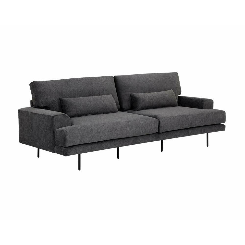 Sunpan, Abigail Sofa - Polo Club Kohl Grey