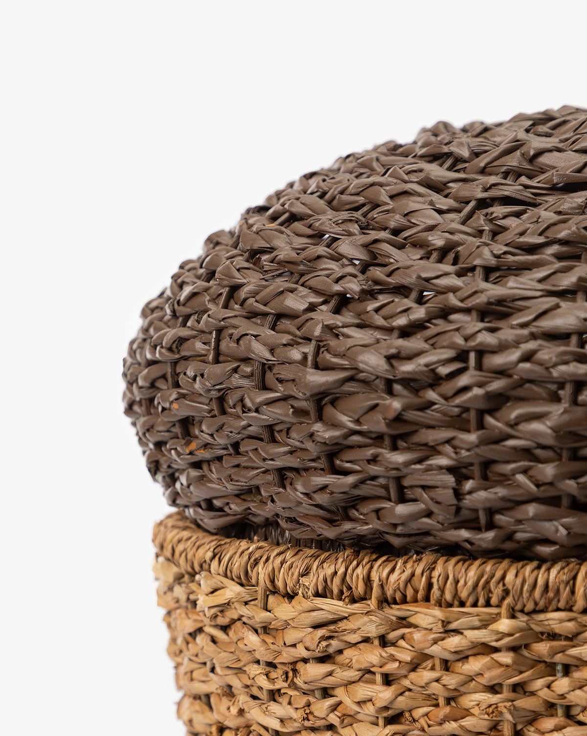 Creative Co-Op, Acorn Hand-Woven Rattan Footed Basket