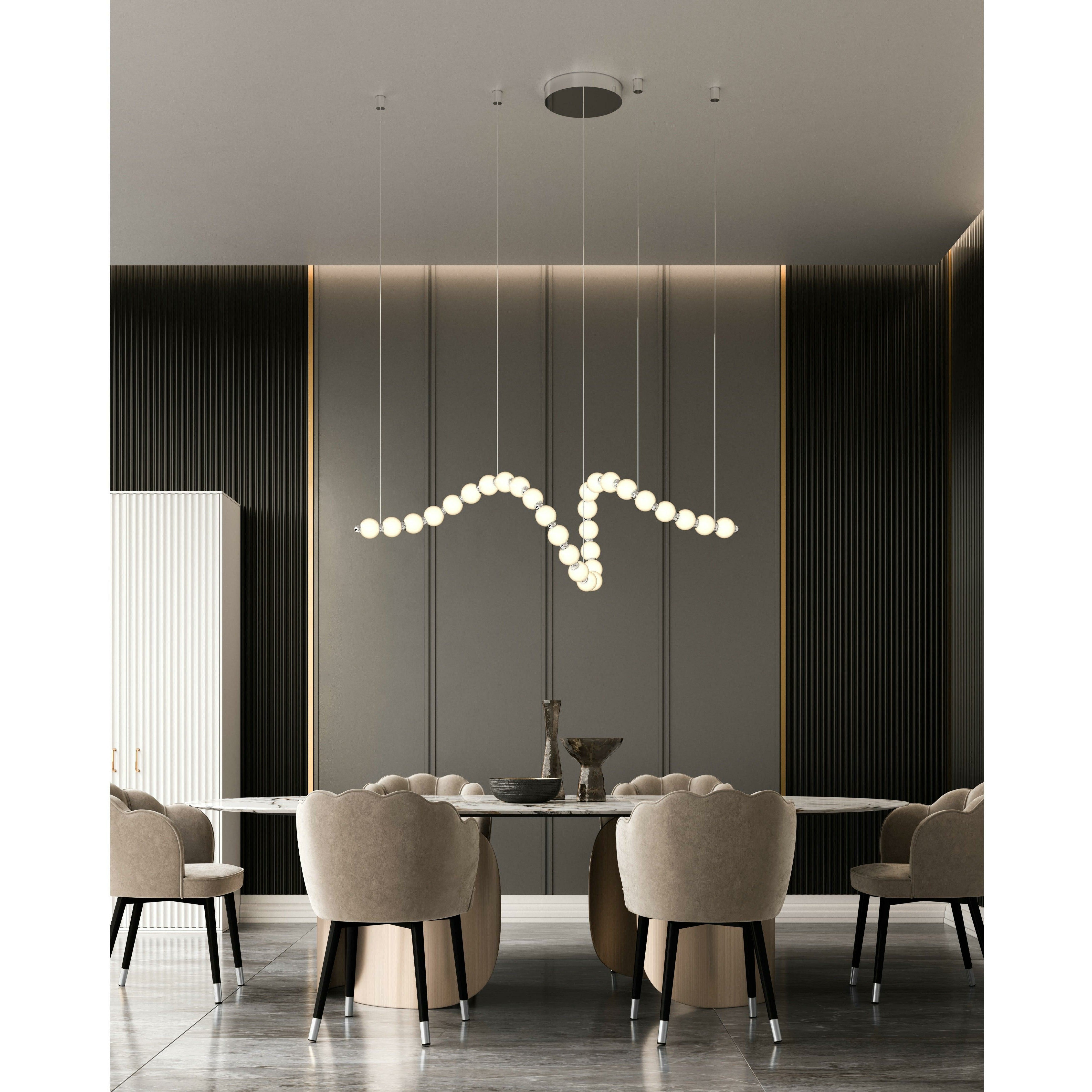 Alora, Akoya 79" Chandelier