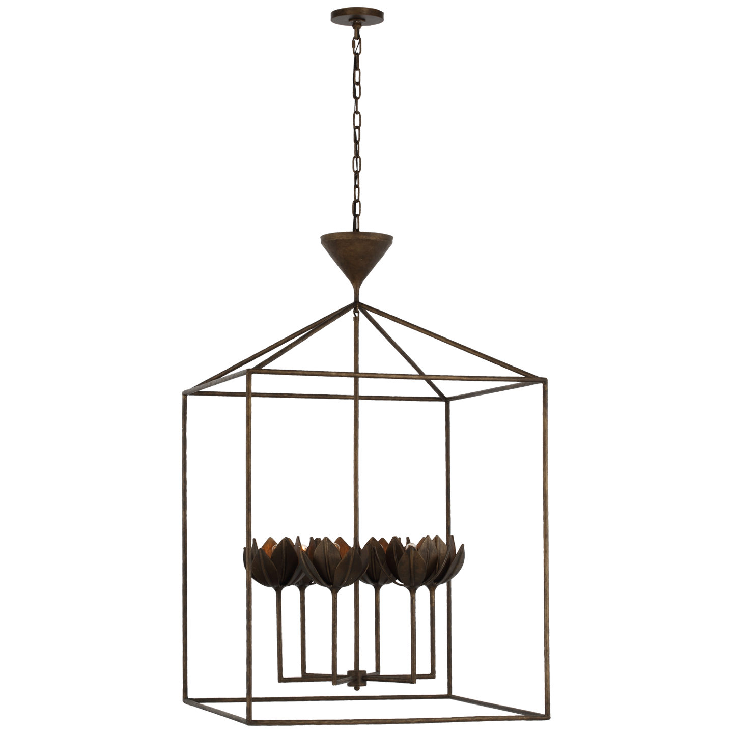 Visual Comfort, Alberto Extra Large Open Cage Lantern