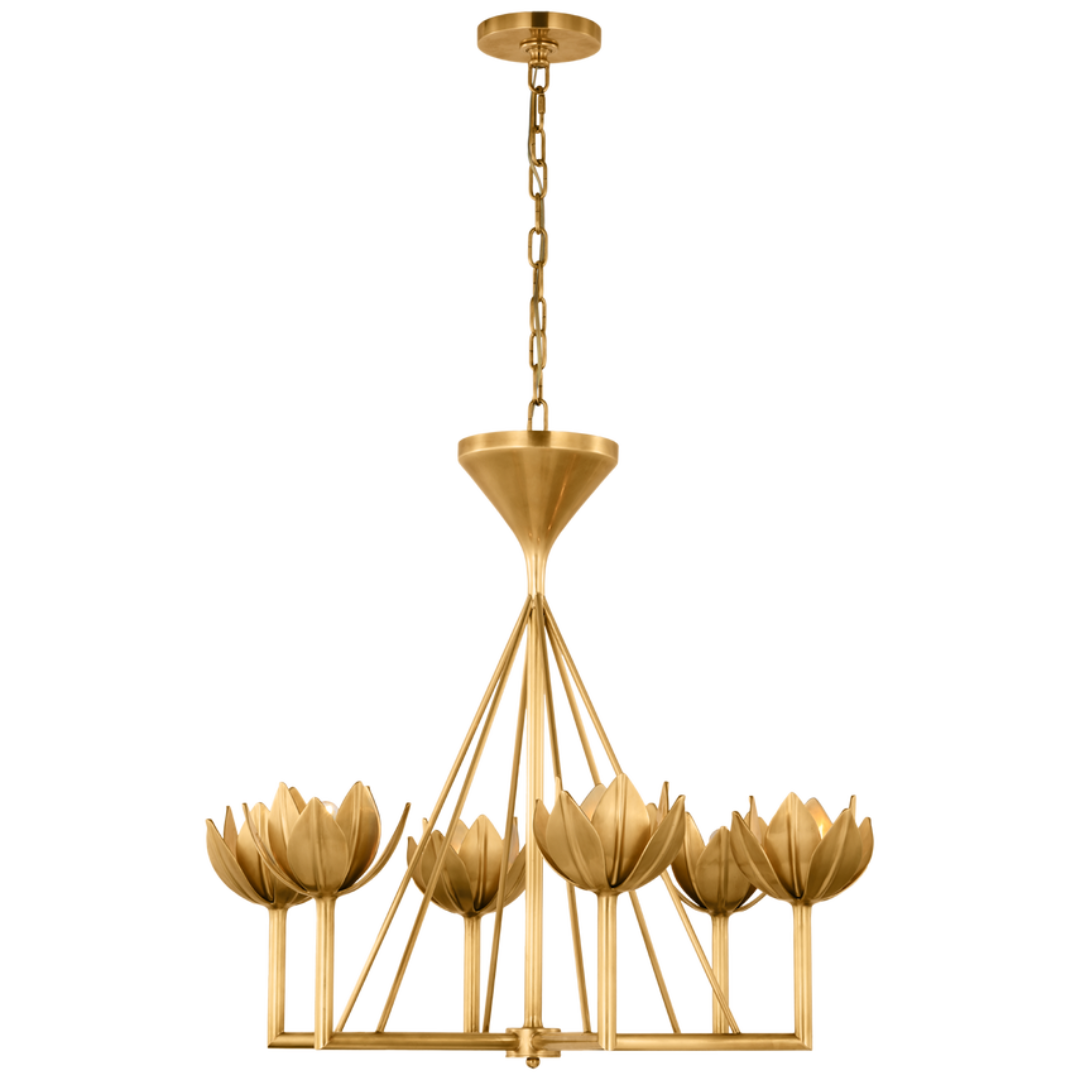 Visual Comfort, Alberto Small Low Ceiling Chandelier