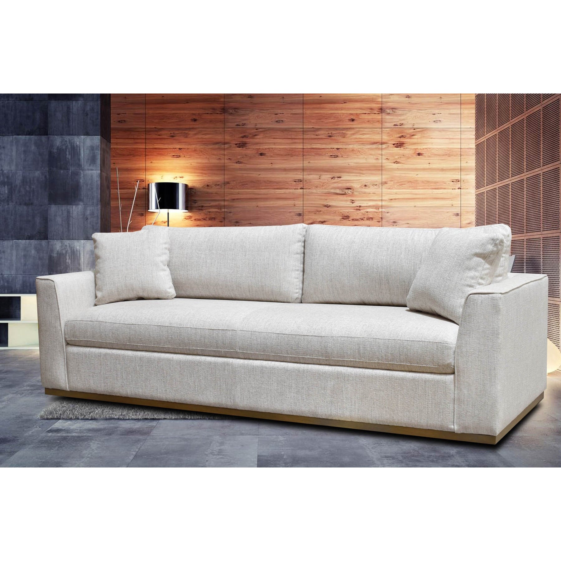 LH Imports, Aldo Sofa - Woven Linen