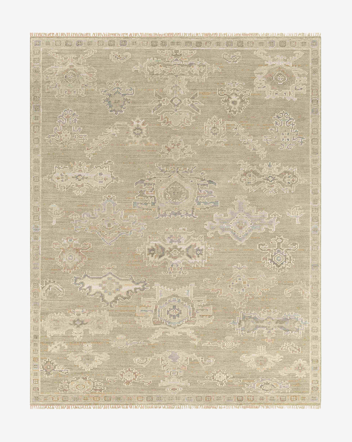 Surya, Antalya Taupe Hand-Knotted Rug