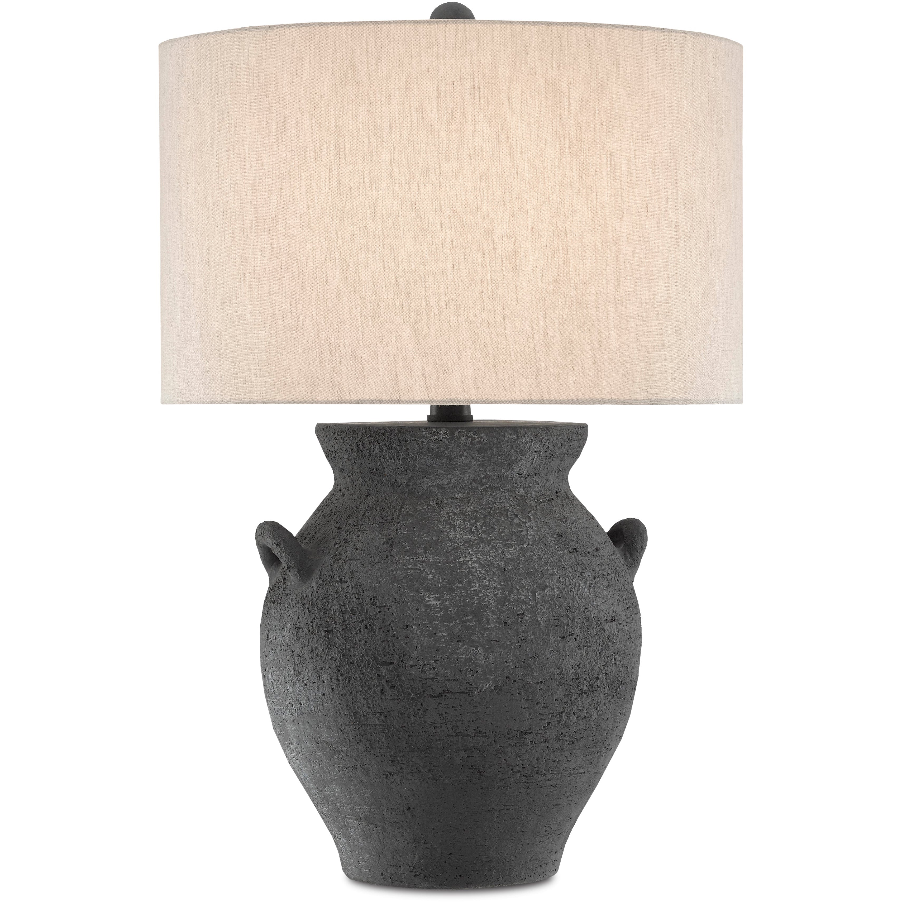 Currey & Company, Anza Black Table Lamp