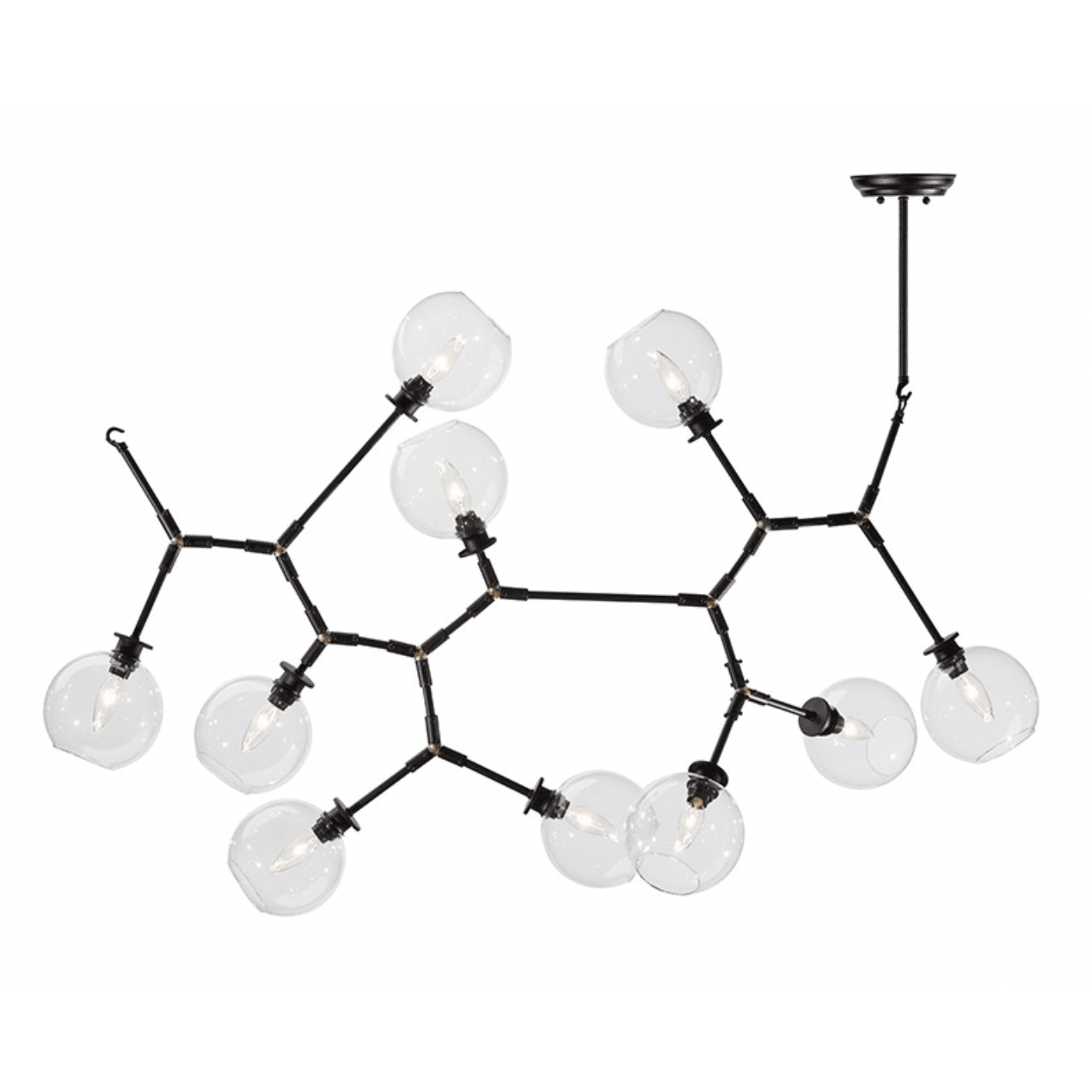 Nuevo, Atom 10-Light Chandelier