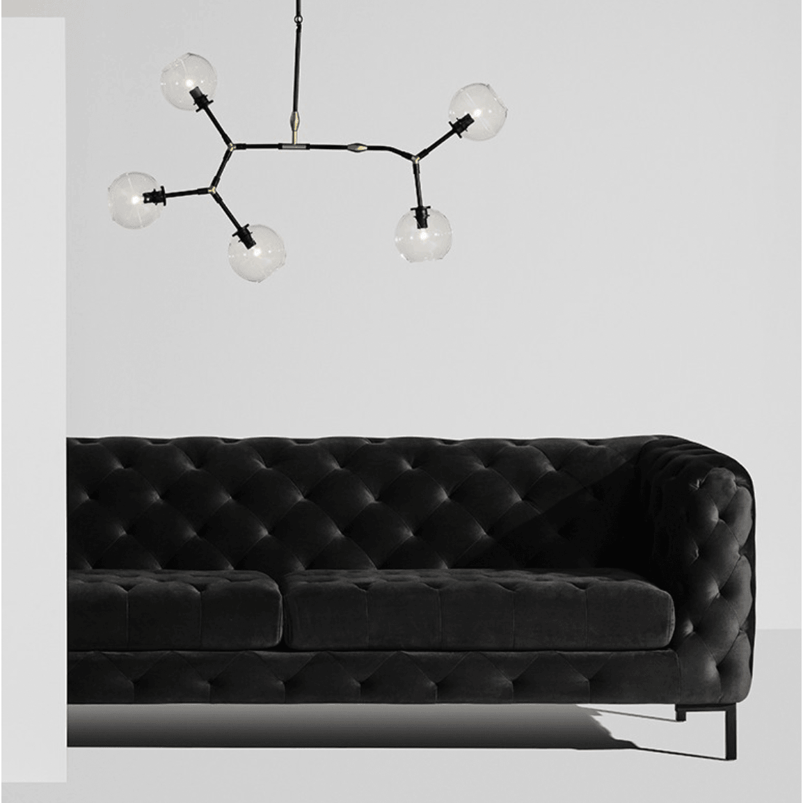 Nuevo, Atom 5-Light Chandelier