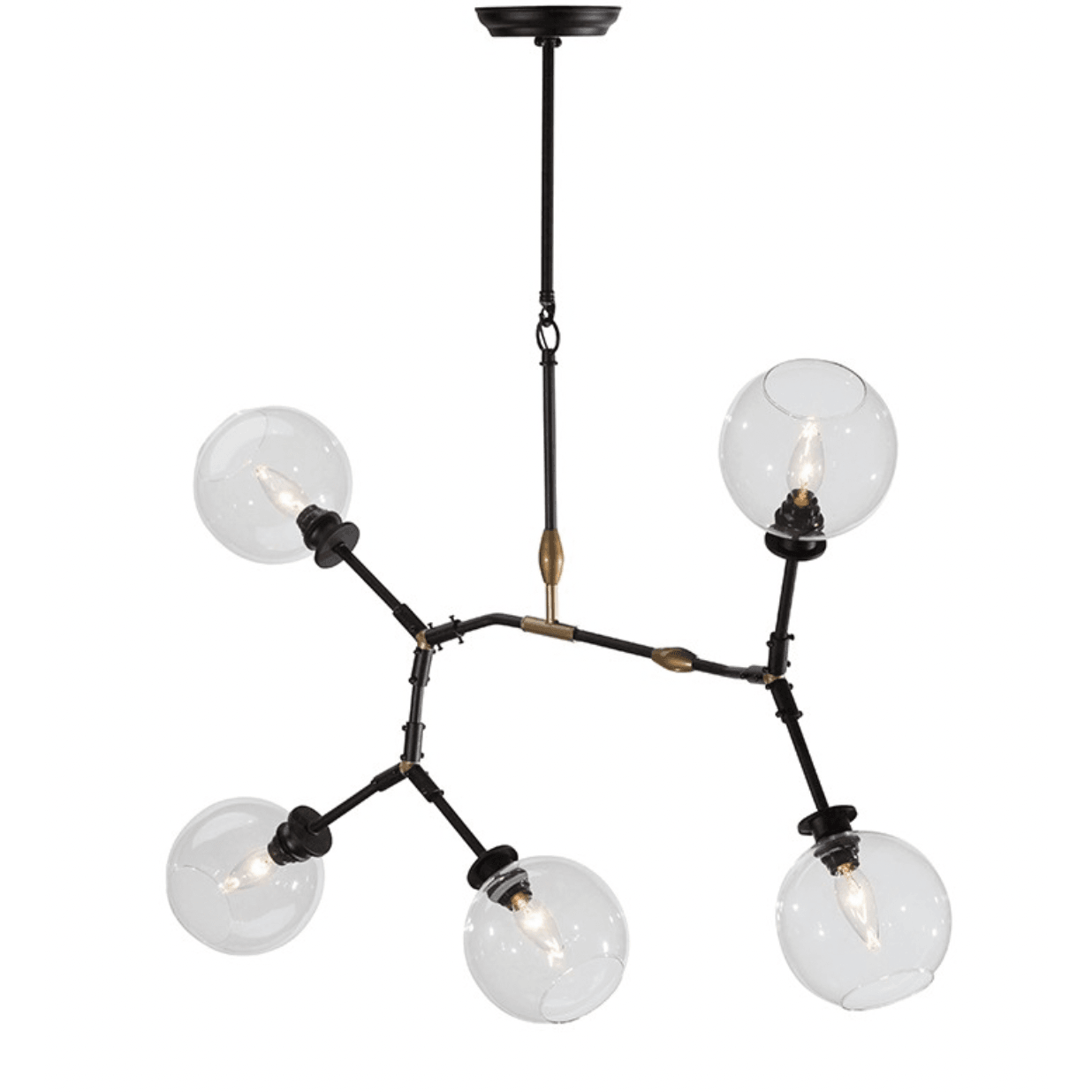 Nuevo, Atom 5-Light Chandelier