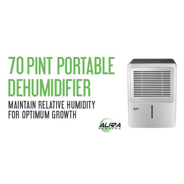 Aura Systems, Aura Systems 70 Pint Portable Dehumidifier