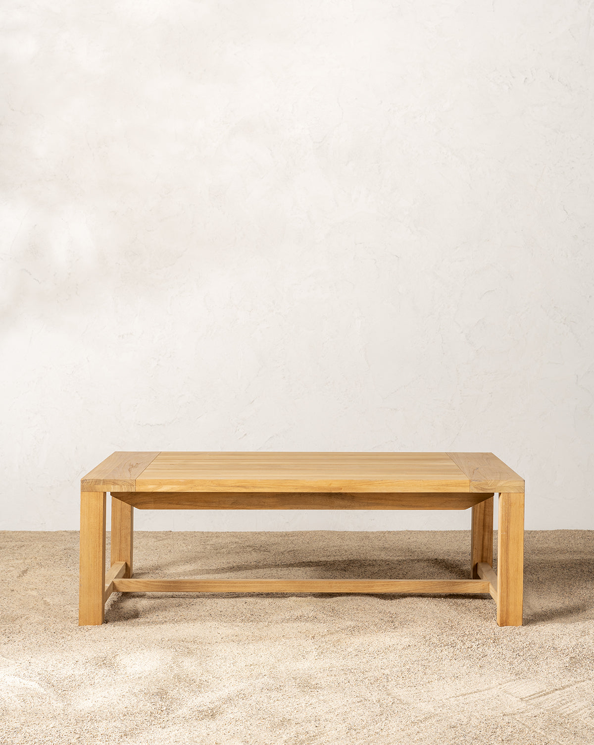 Makerspalm, Berdine Teak Outdoor Coffee Table