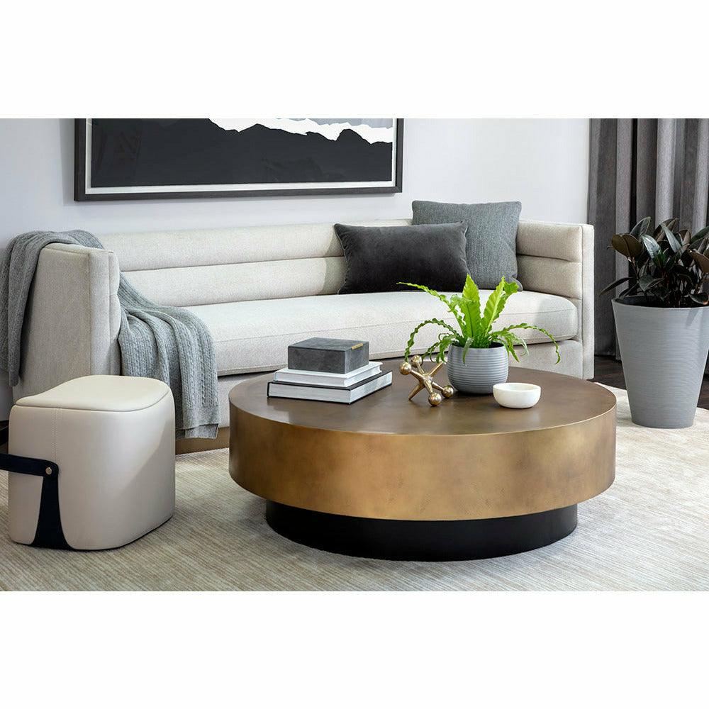 Sunpan, Bernaby Coffee Table - Antique Brass