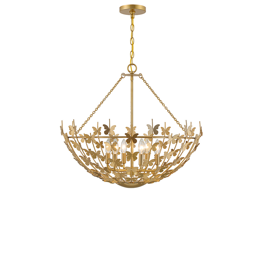 Savoy House, Birch 6-Light Pendant