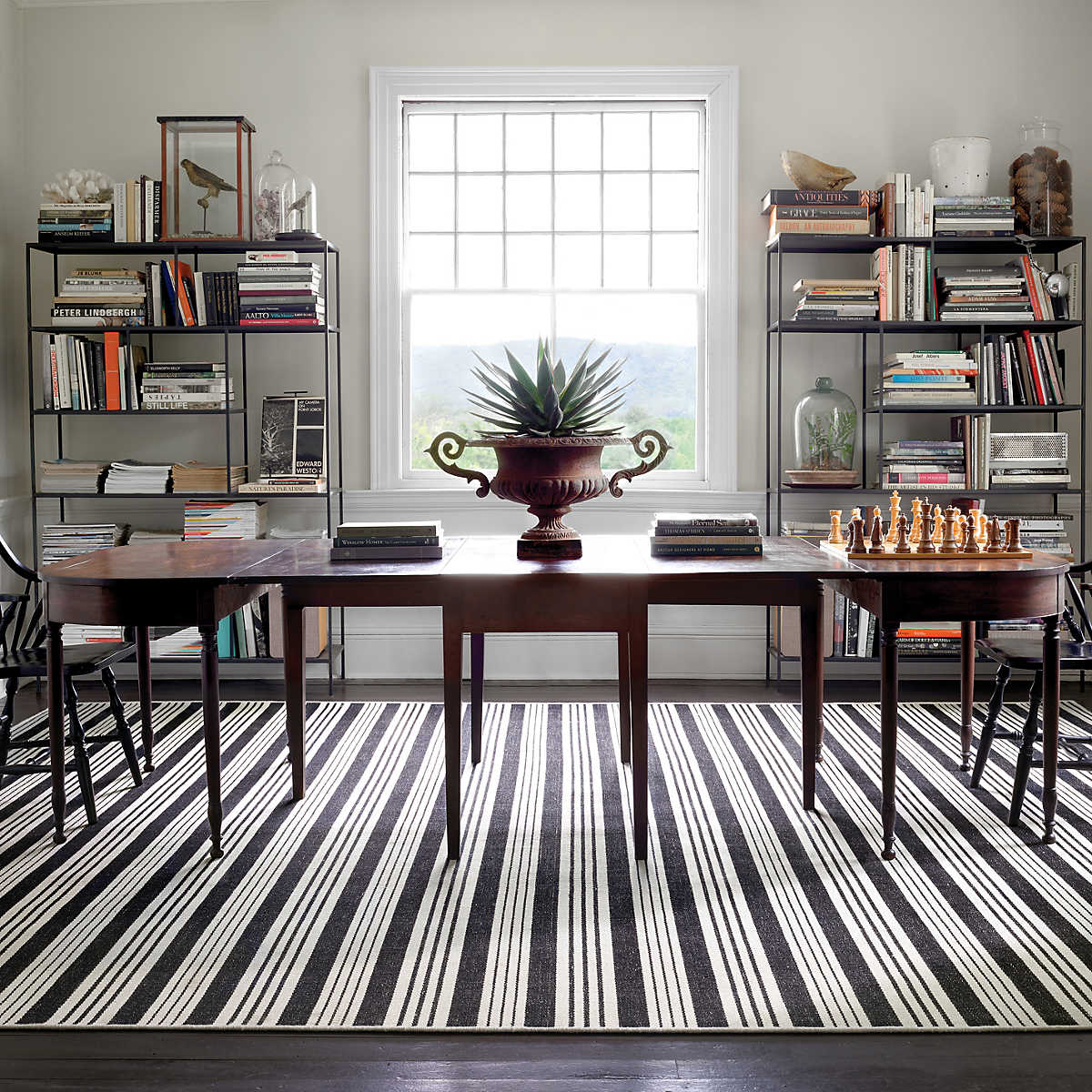 Annie Selke, Birmingham Black Indoor/Outdoor Rug