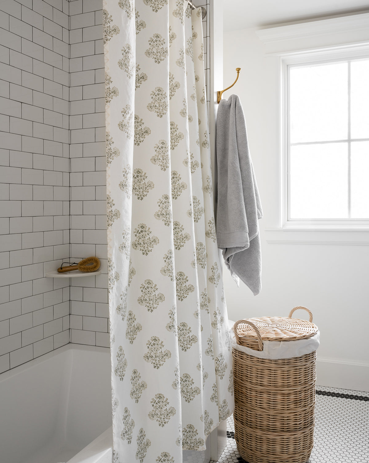 Renuka Inc., Block Print Shower Curtain