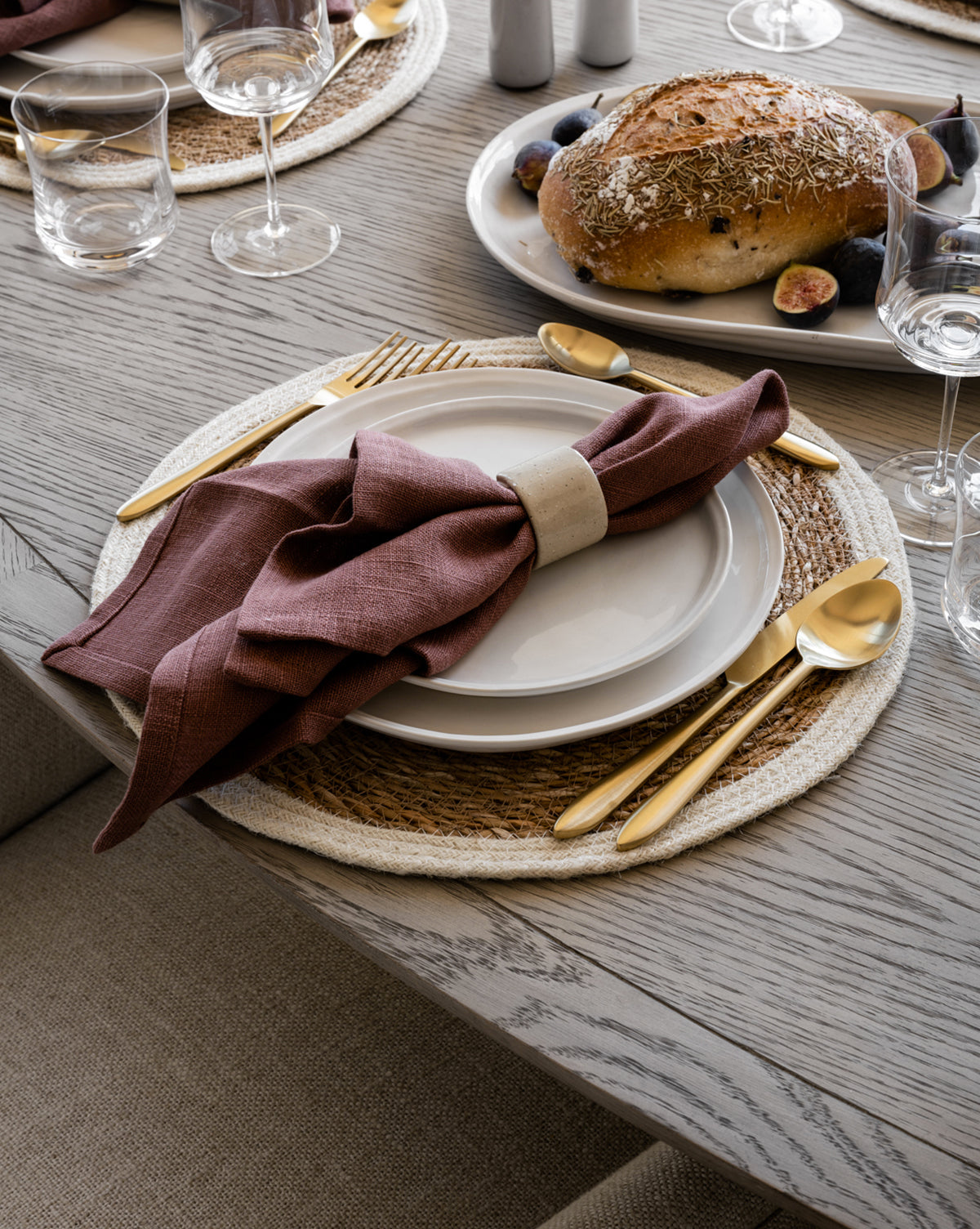 Napa Home & Garden, Bordered Jute Placemat