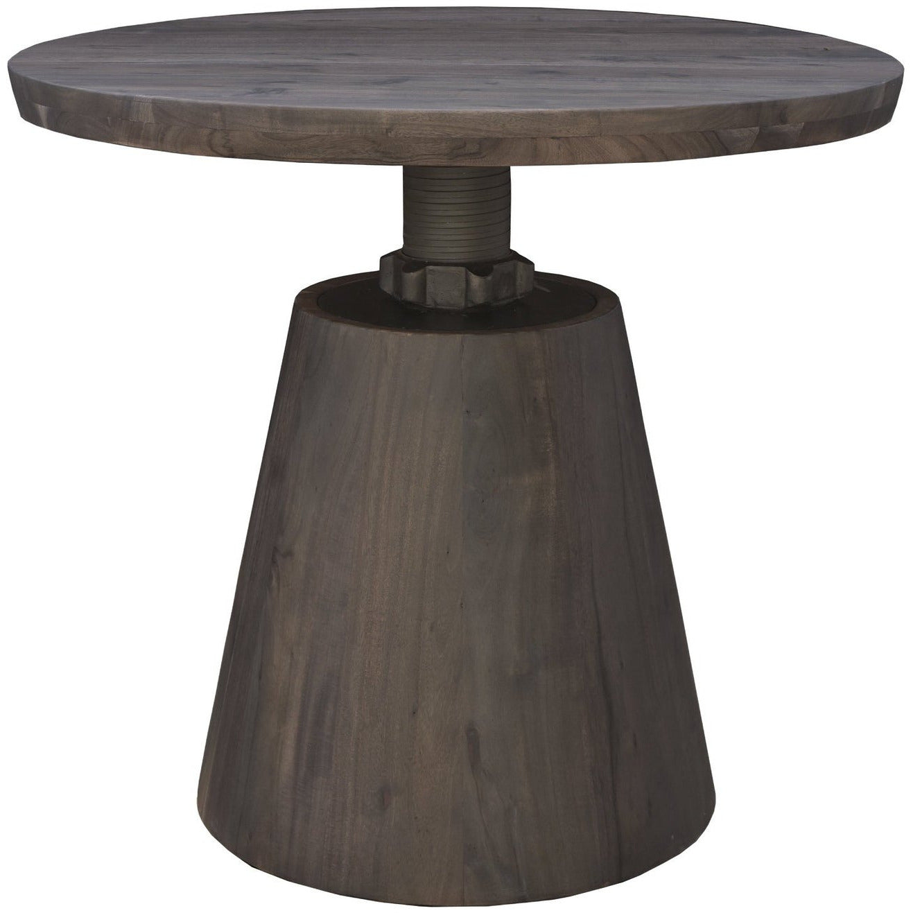 LH Imports, Boston Bistro Crank Table - Vinegar Matte