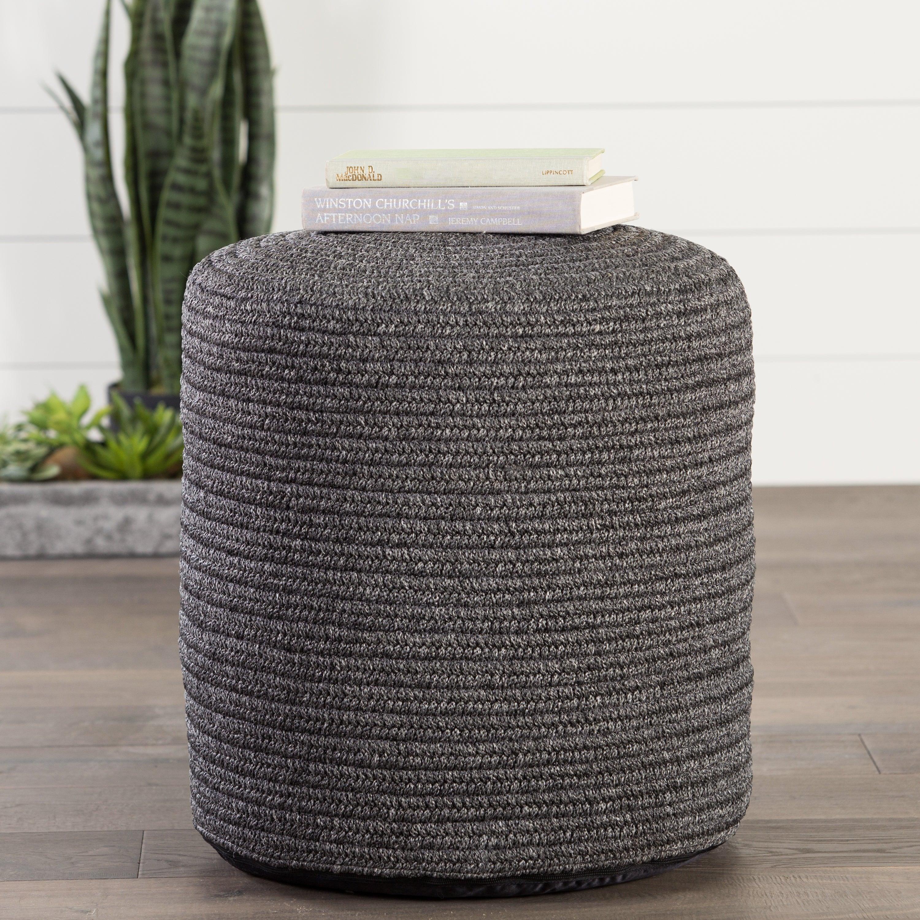 Jaipur Living, Bridgehampton Indoor/ Outdoor Cylinder Pouf