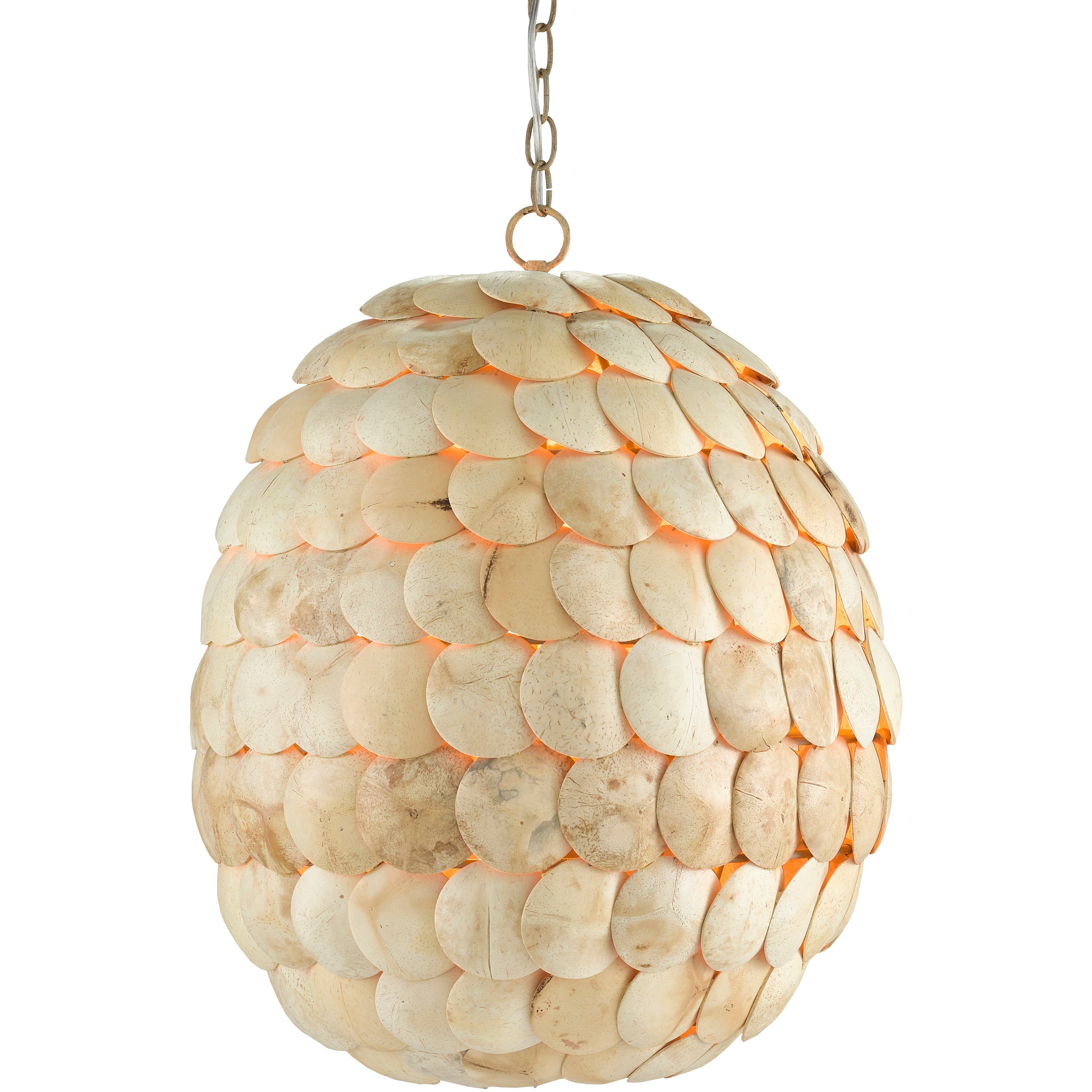 Currey & Company, Buko Coco Cream Pendant