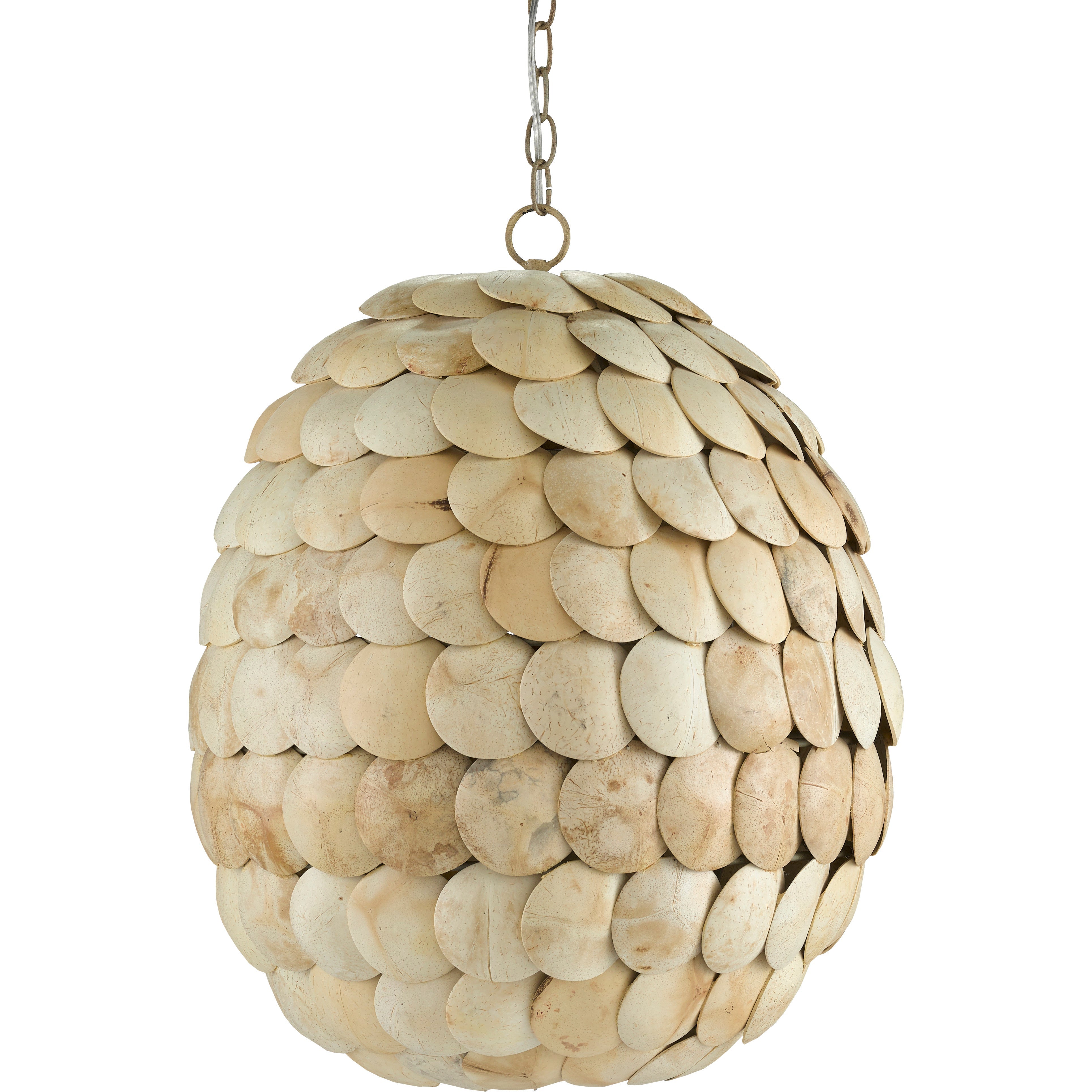 Currey & Company, Buko Coco Cream Pendant