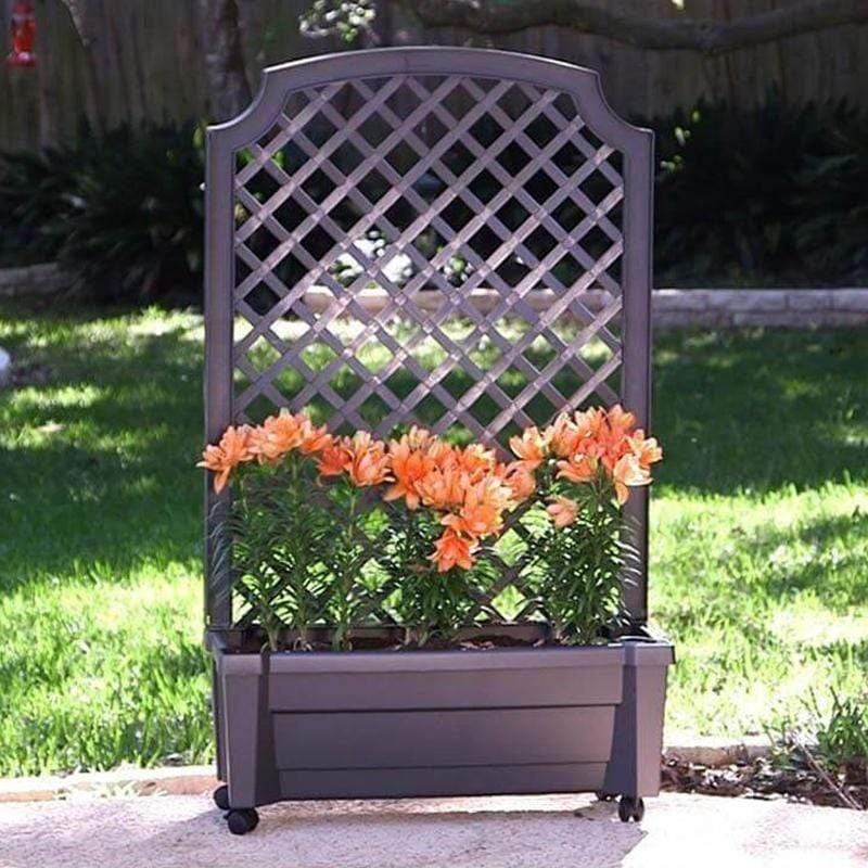 Exaco, Calypso Planter with Trellis and Reservoir