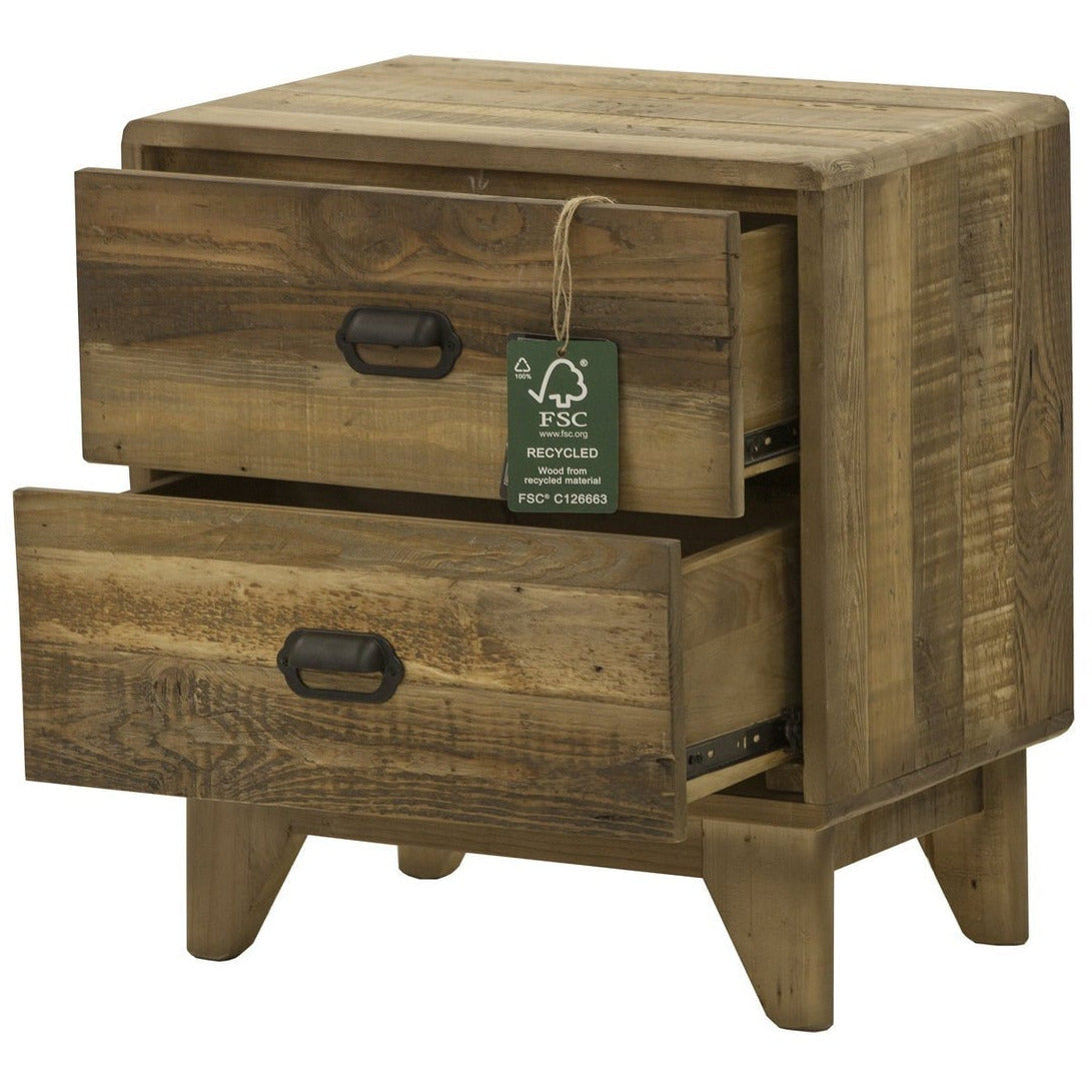 LH Imports, Camillo Modern 2 Drawer Nightstand