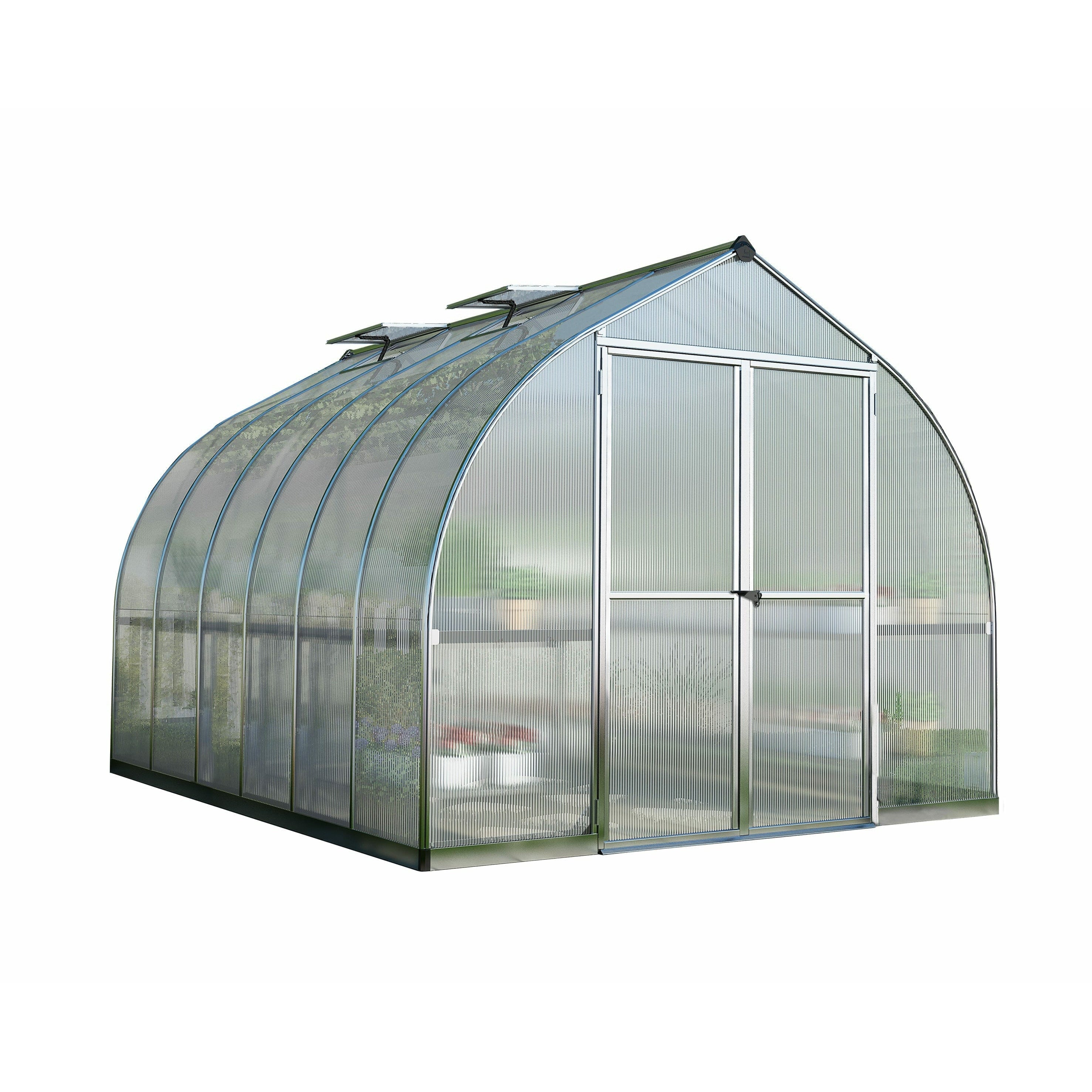 Palram - Canopia, Canopia By Palram Bella 8X12 Silver Greenhouse HG5412