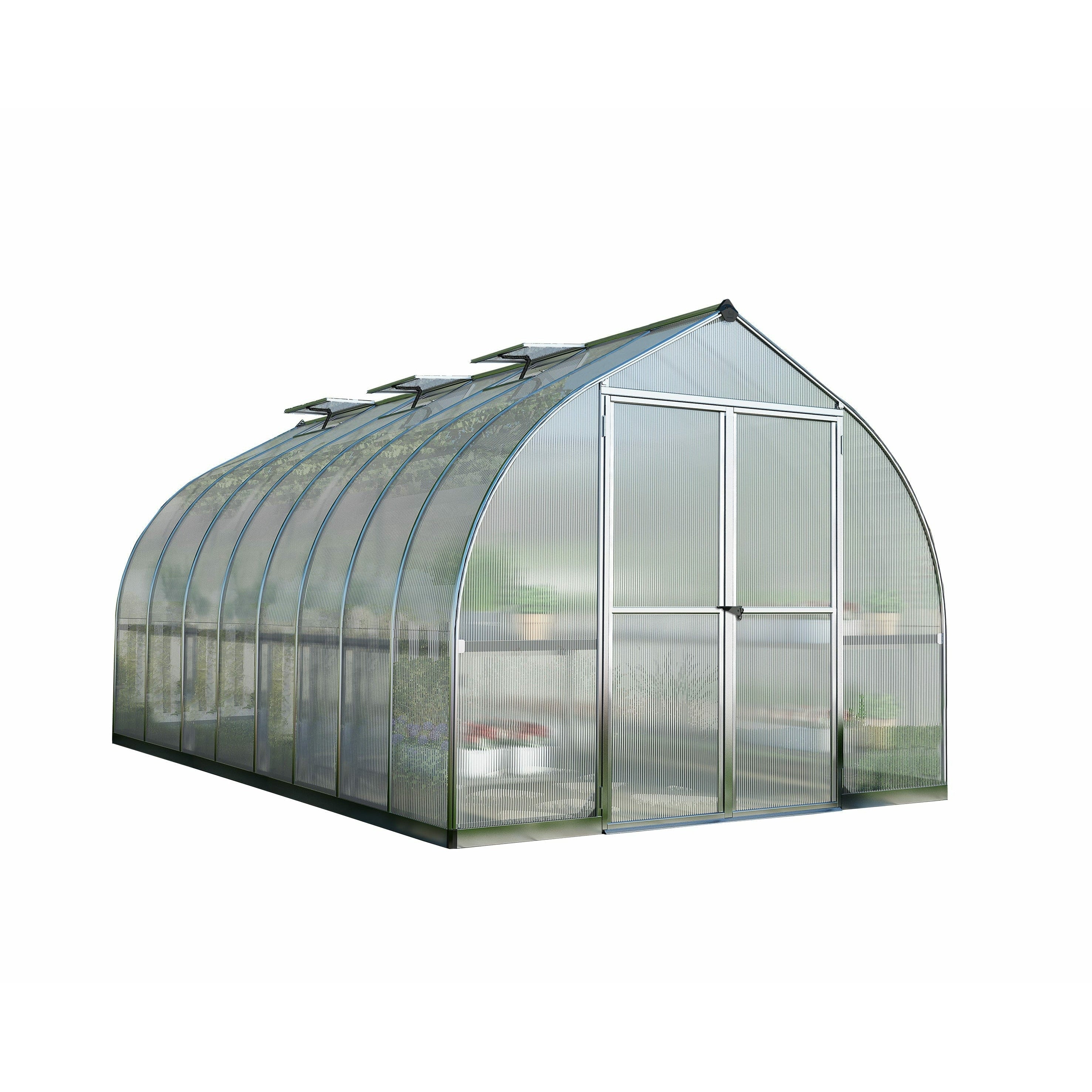 Palram - Canopia, Canopia By Palram Bella 8X16 Silver Greenhouse HG5416