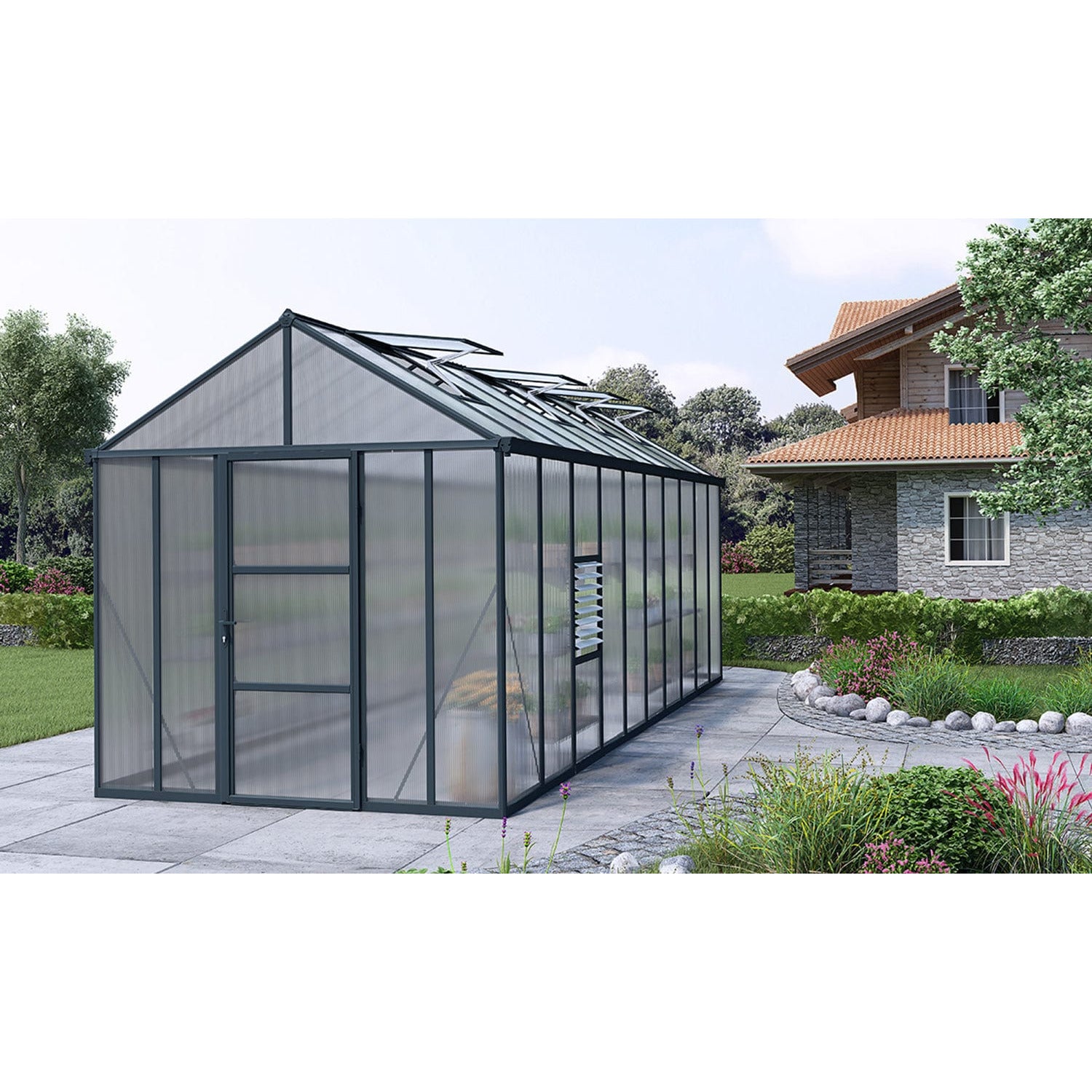 Palram - Canopia, Canopia By Palram Glory 8X20 Greenhouse HG5620