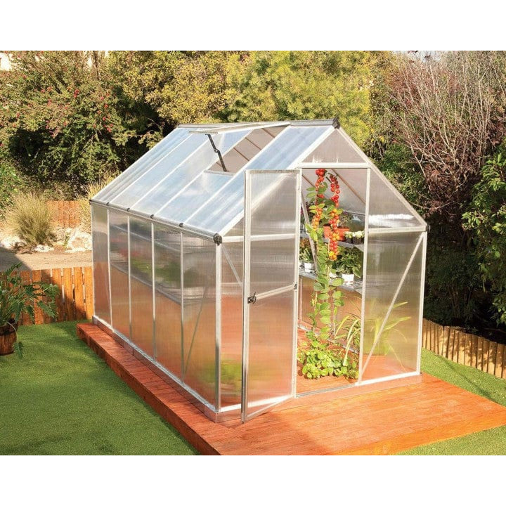 Palram - Canopia, Canopia By Palram Mythos 6X10 Silver Greenhouse