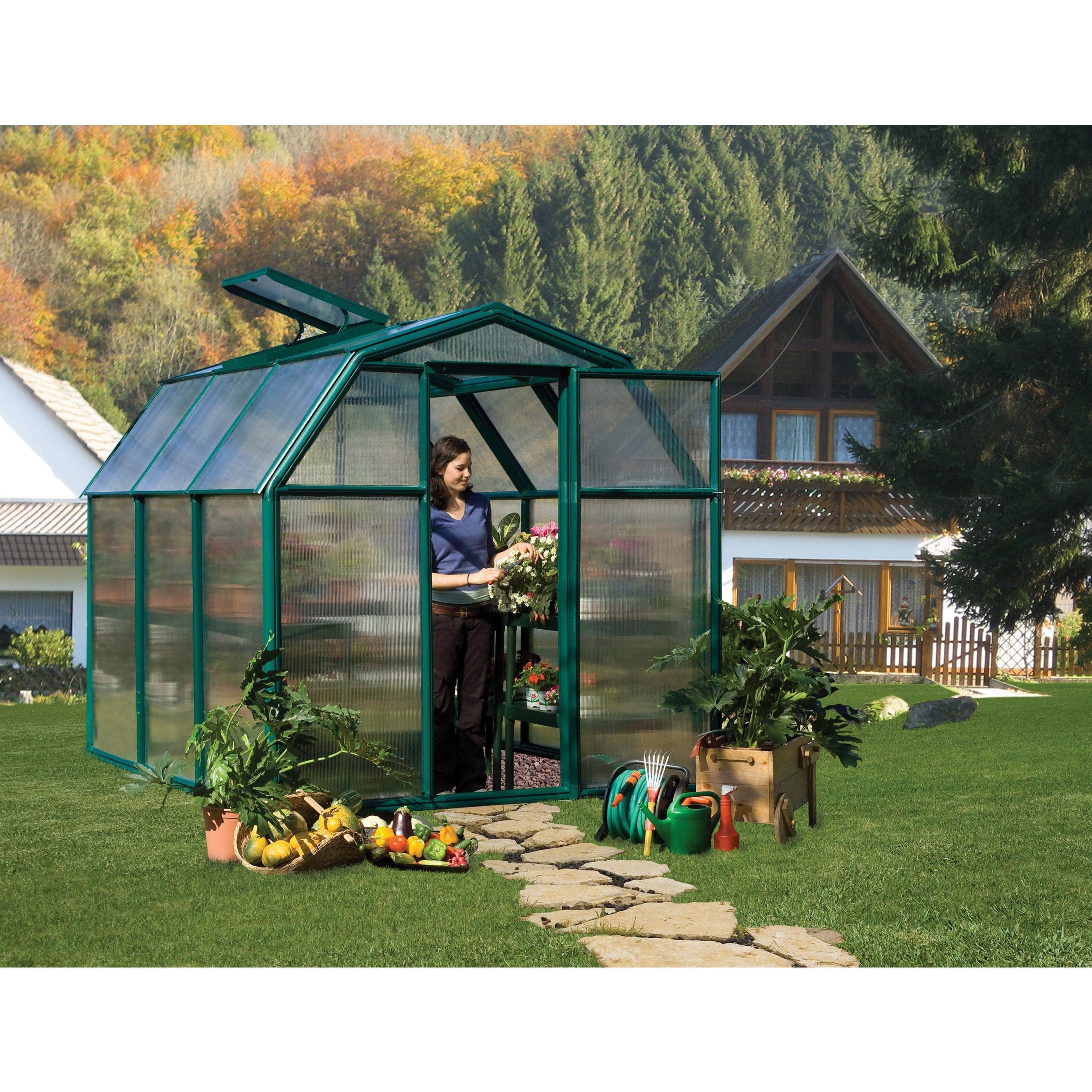 Rion, Canopia By Palram Rion Eco Grow 2 6X6 Greenhouse HG7006