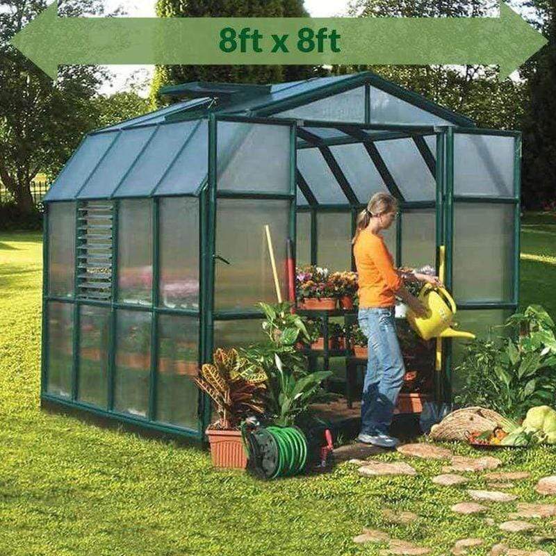 Rion, Canopia By Palram Rion Prestige 2 TW 8X8 Greenhouse HG7308