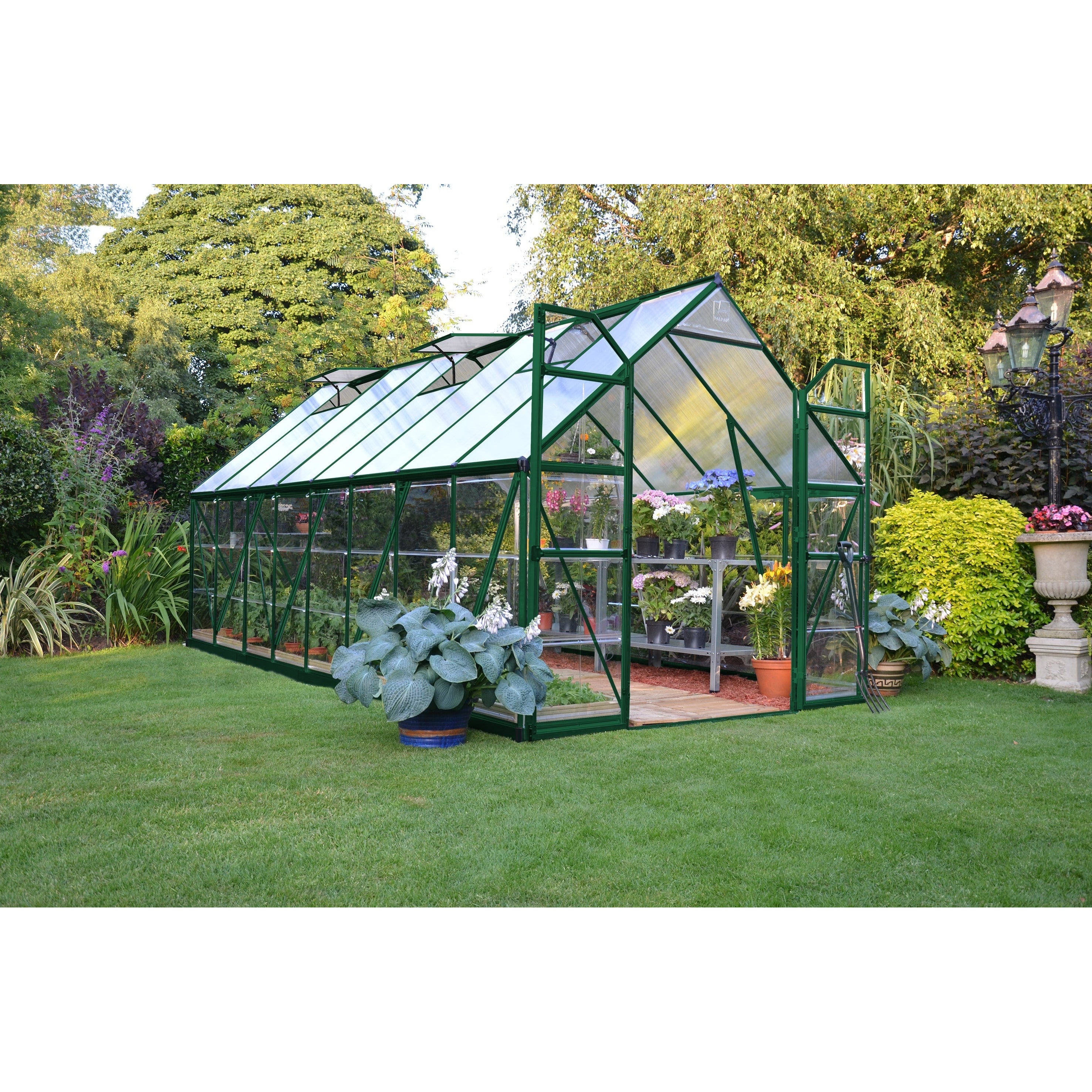 Palram - Canopia, Canopia by Palram Balance 8x7x16ft Clear Wall Greenhouse