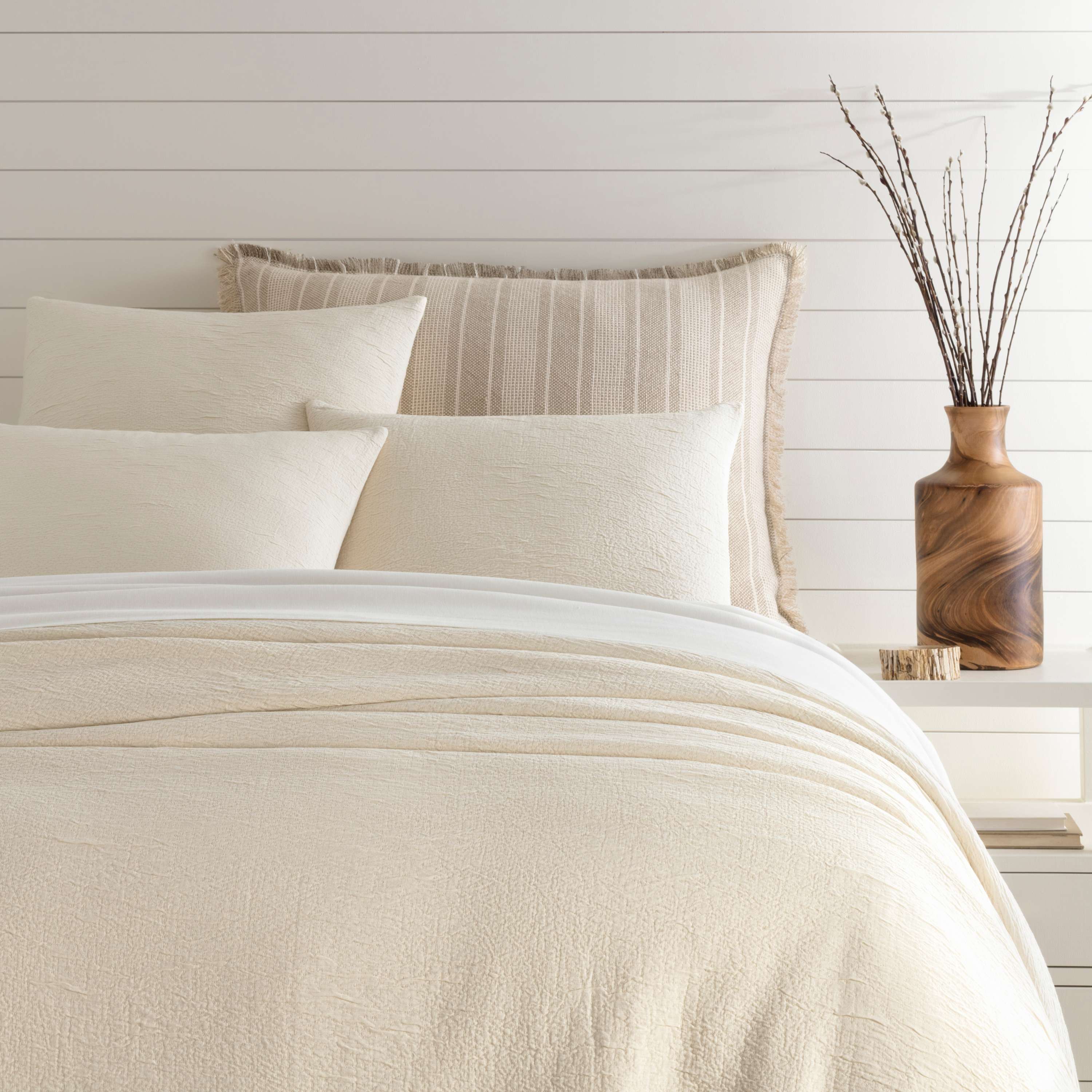 Annie Selke, Capitola Ivory Duvet Cover