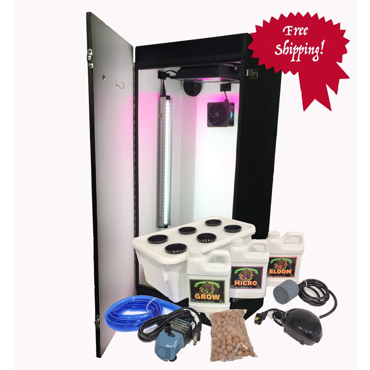 Dealzer, Cash Crop 6.0 - LED Hydroponics Grow Box