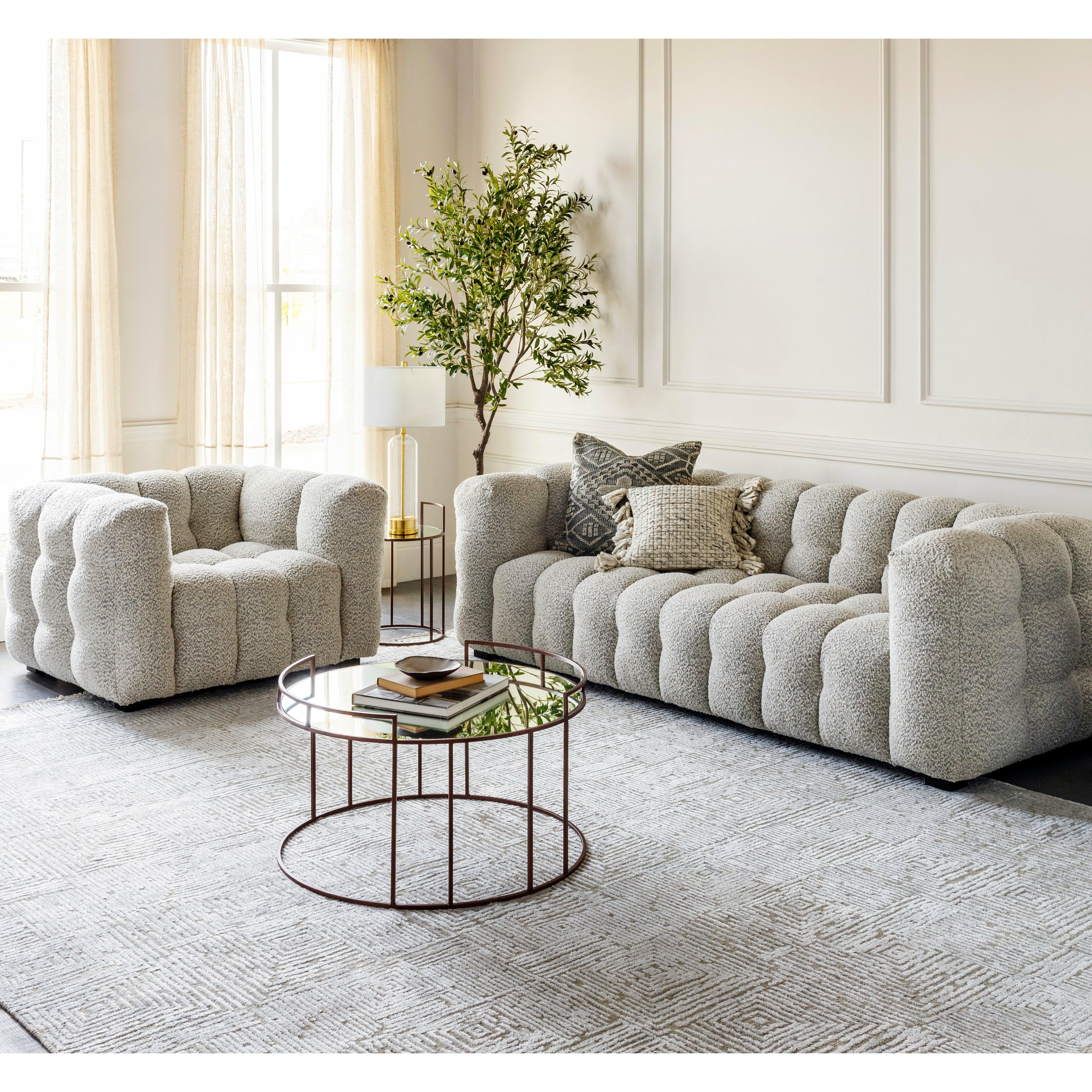 Surya, Chambery Bouclé Sofa