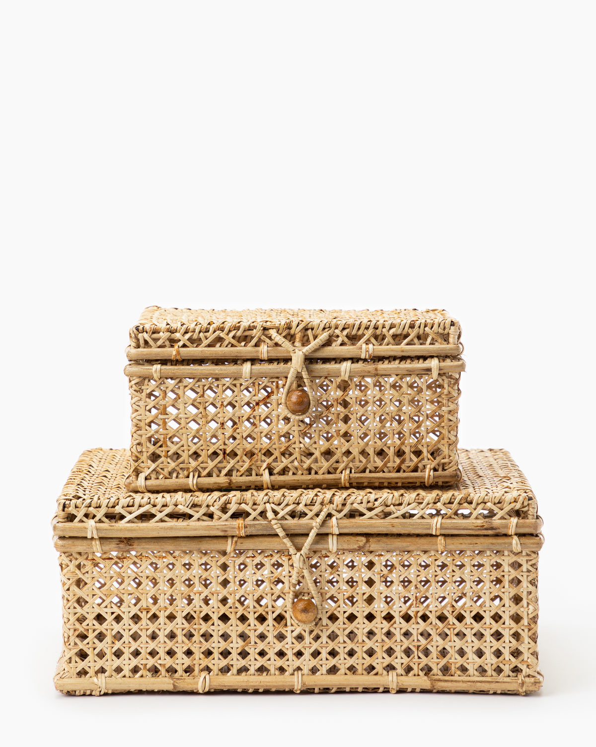 Be Home, Cielo Cane Boxes (Set of 2)