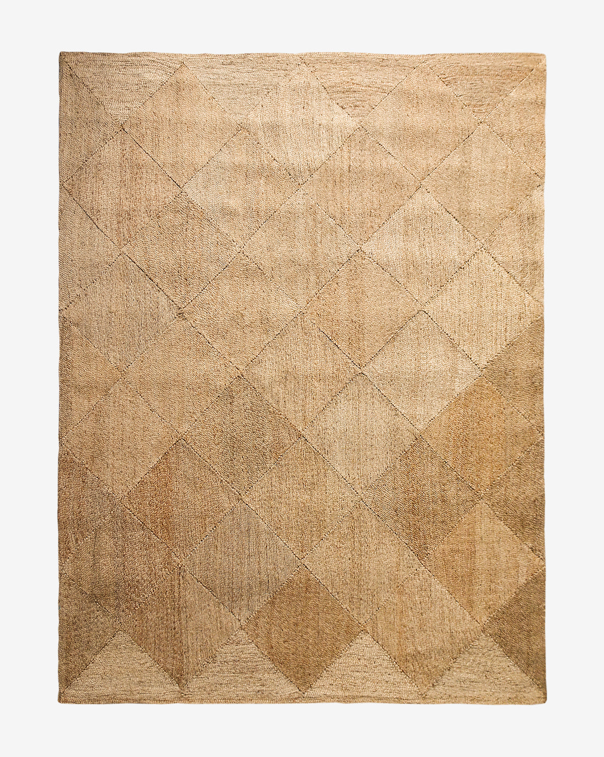 Palm Fiber, Diamond Braided Jute Rug