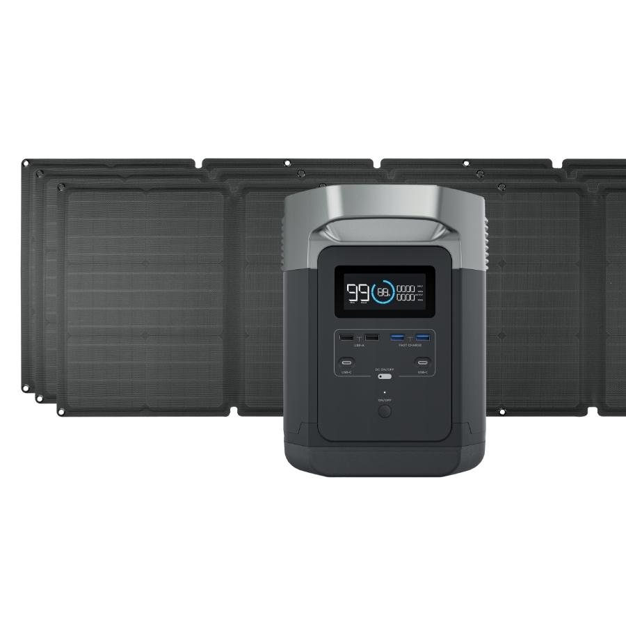 EcoFlow, EcoFlow DELTA + 3x 110W Solar Panels