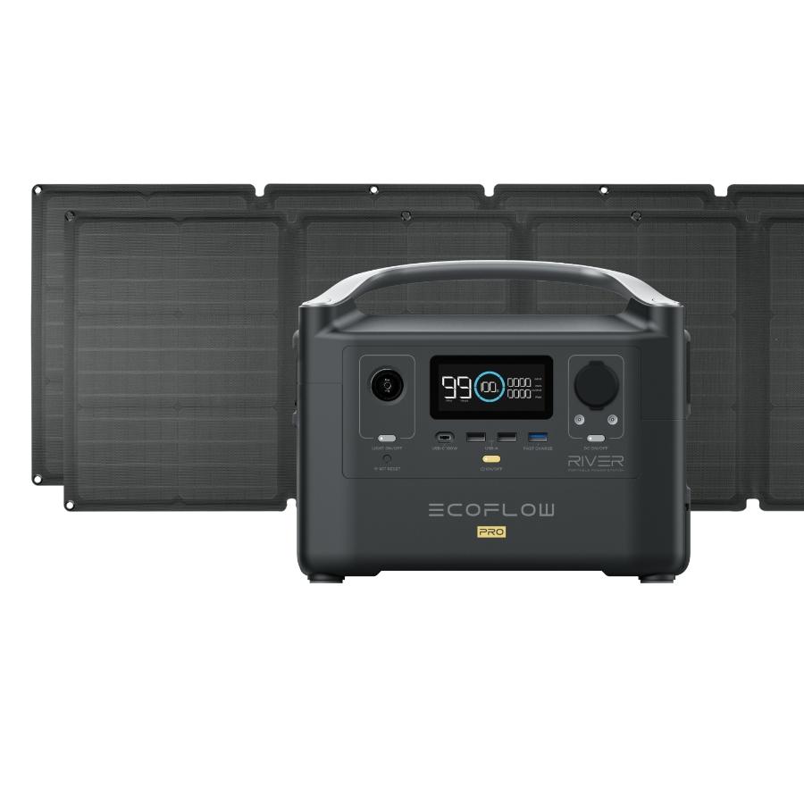 EcoFlow, EcoFlow RIVER Pro + 2x 110W Solar Panels