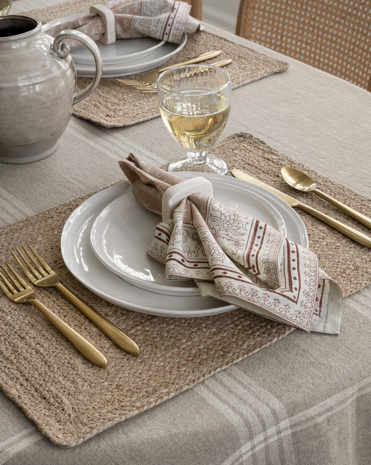 ILA Home Fashions, Ewing Jute Woven Placemat