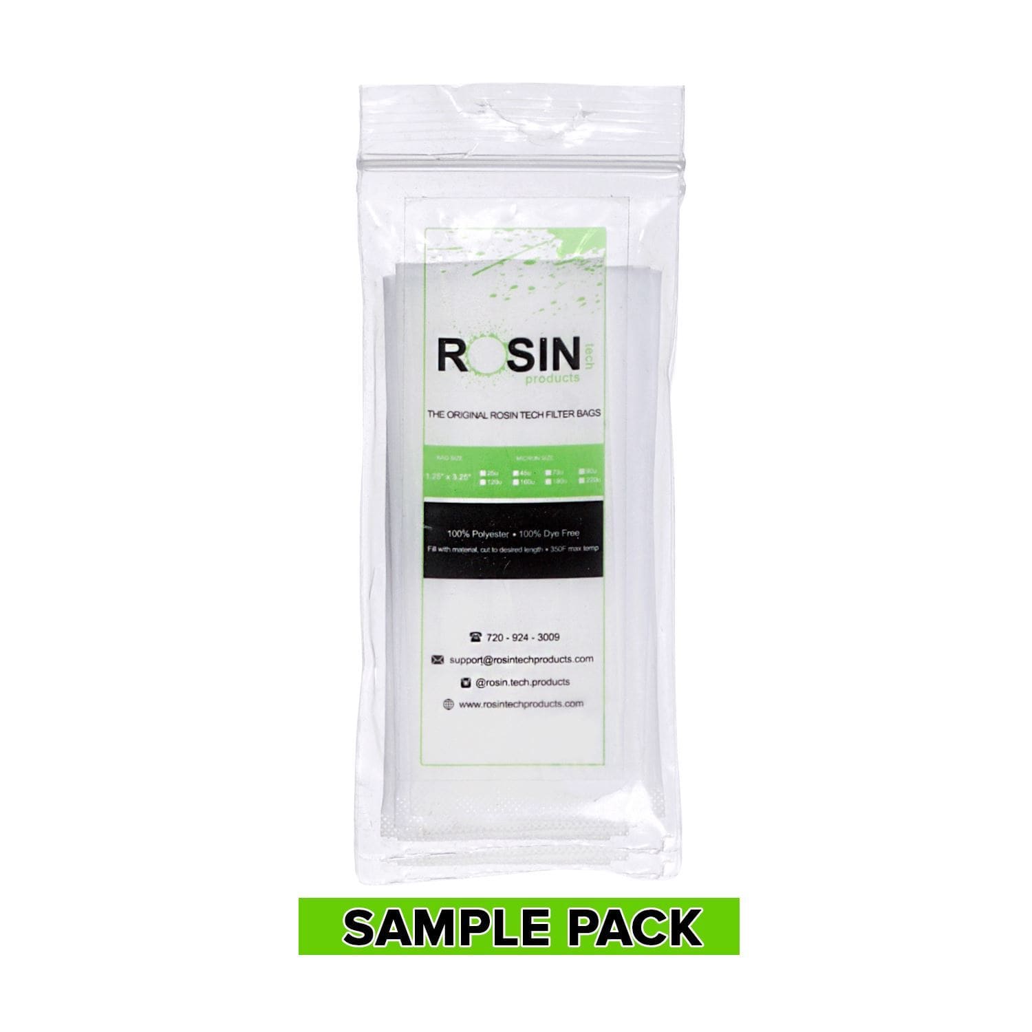 Rosin Tech Products, Filter Bag Sample Pack - All Micron Sizes