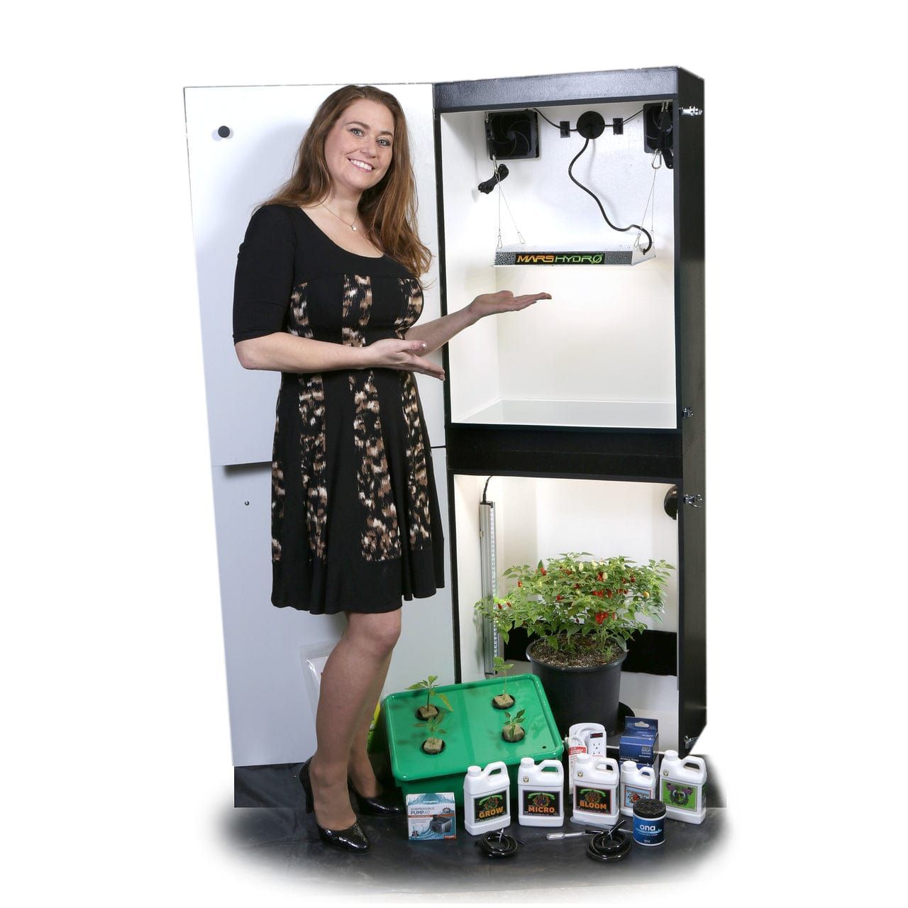 Dealzer, Growzilla 5.0 - 4 Plant LED Hydroponics Grow Box