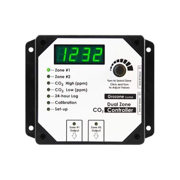 GroZoneControls, Grozone Control CO2D 0-5000 PPM Dual Zone CO2 Controller