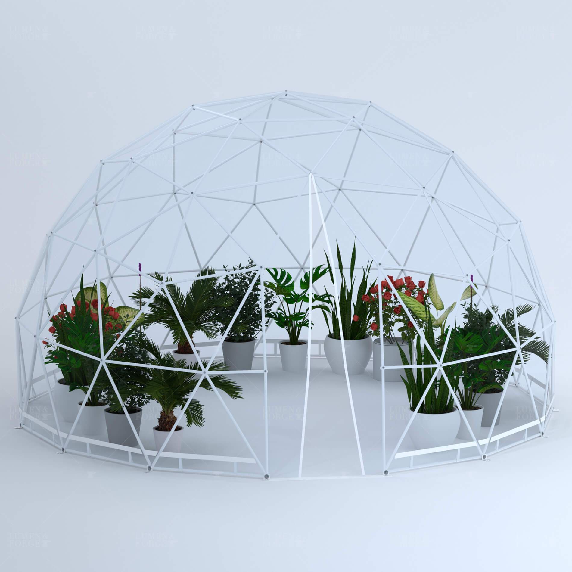 Lumen & Forge, Lumen & Forge 13ft Geodesic Greenhouse Dome