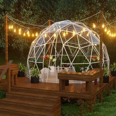 Lumen & Forge, Lumen & Forge 13ft Geodesic Greenhouse Dome